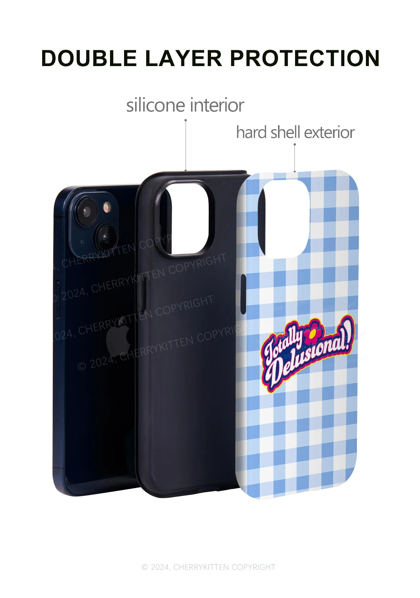 Totally Delusional Y2K Phone Case Cherrykitten - Image 3