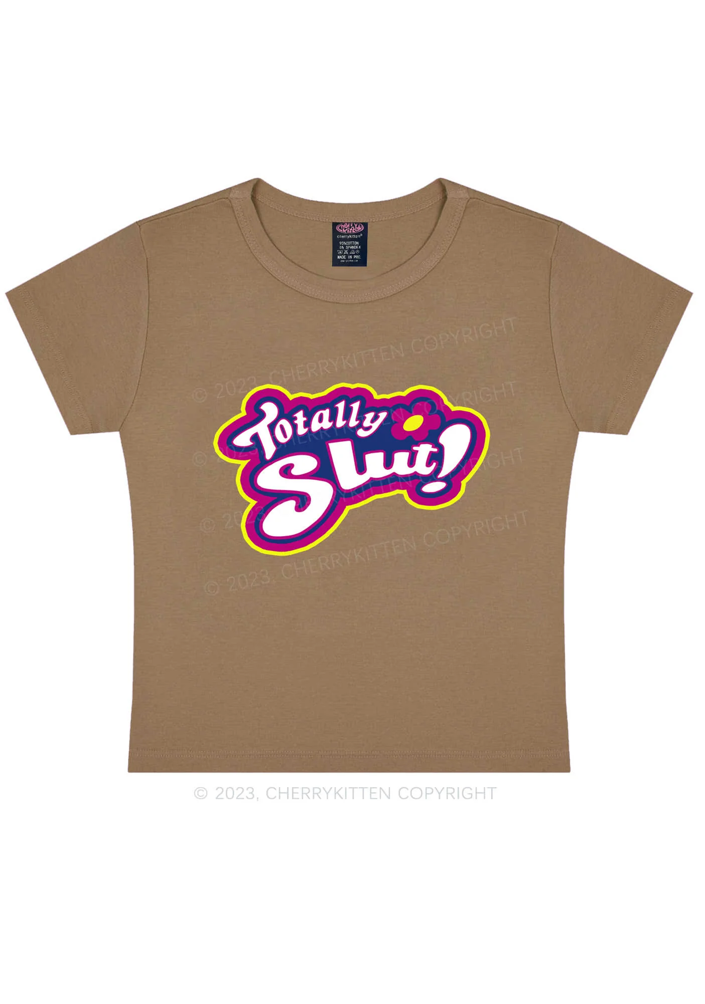 Totally Slxt Y2K Baby Tee Cherrykitten - Image 12