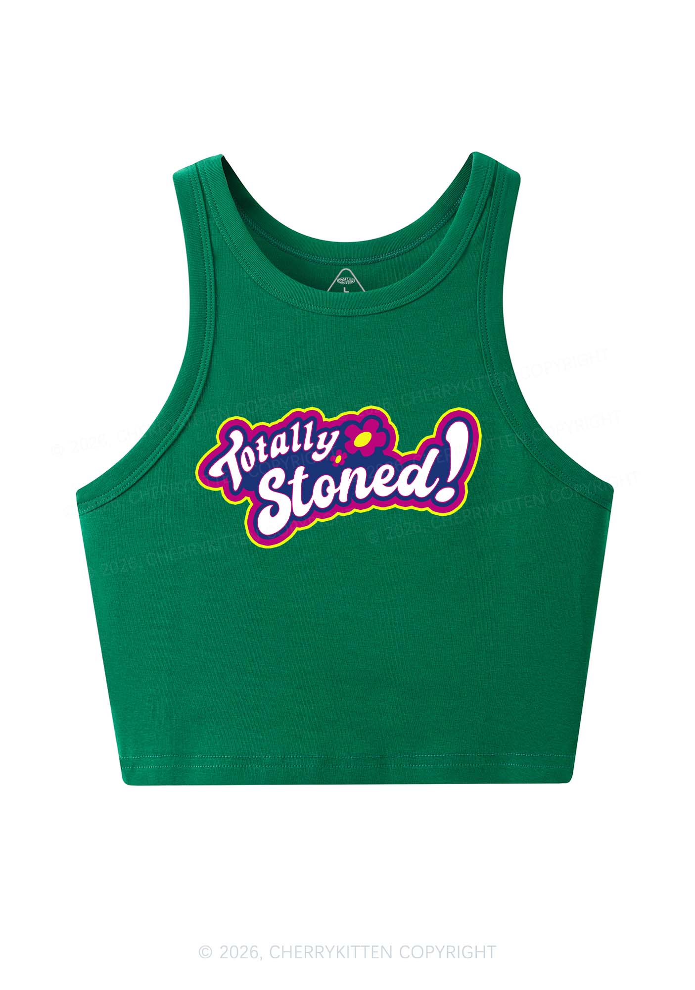 Totally Stoned Y2K Crop Tank Top Cherrykitten - Image 10