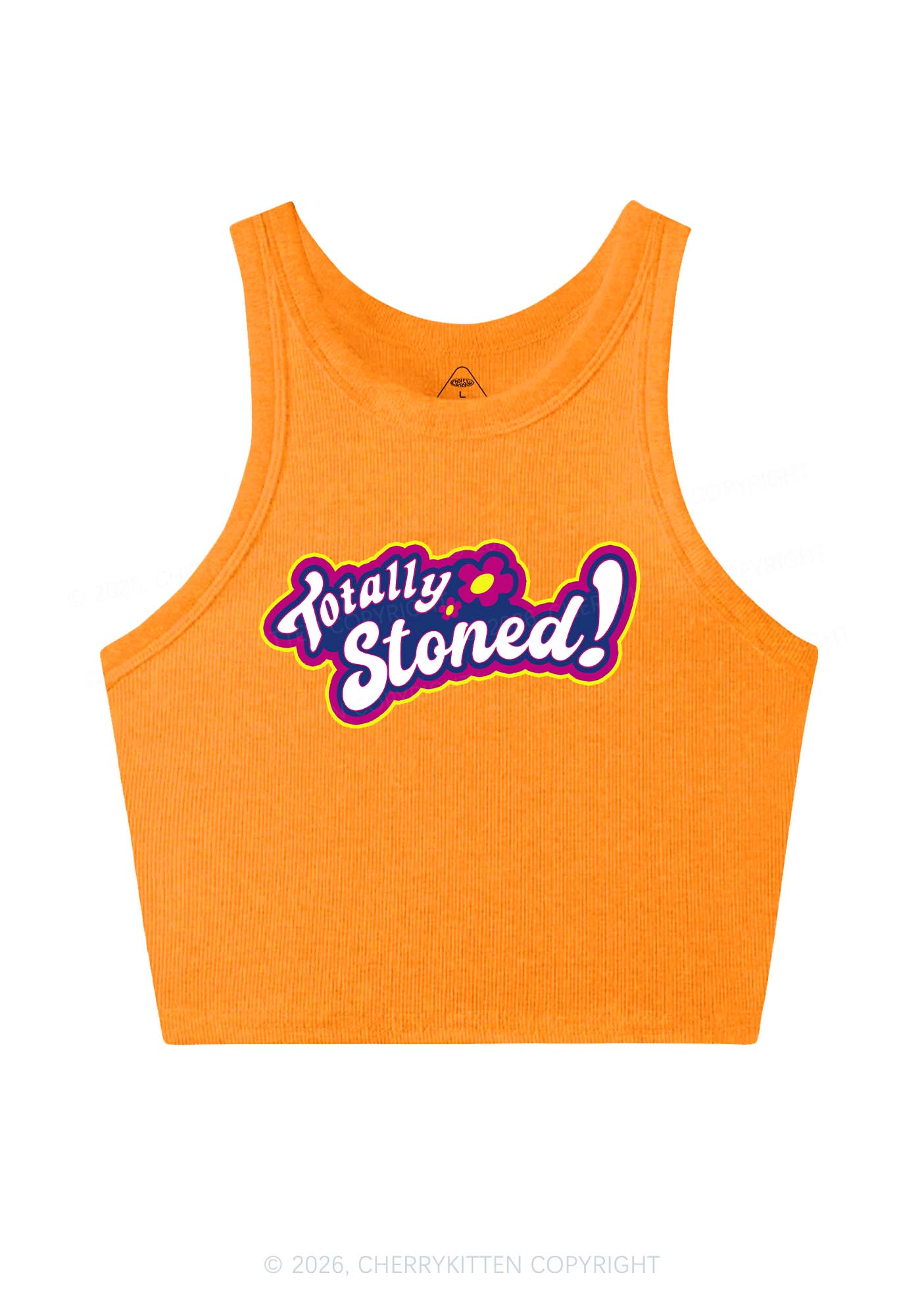 Totally Stoned Y2K Crop Tank Top Cherrykitten - Image 12