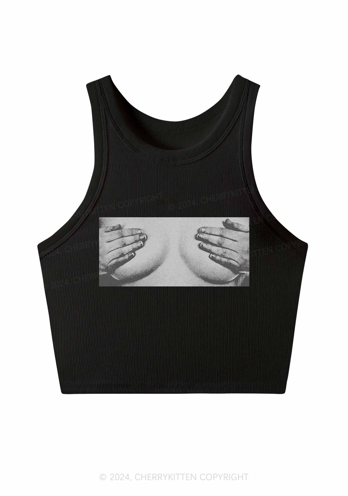 Touch Bxxbs Y2K Crop Tank Top Cherrykitten - Image 3