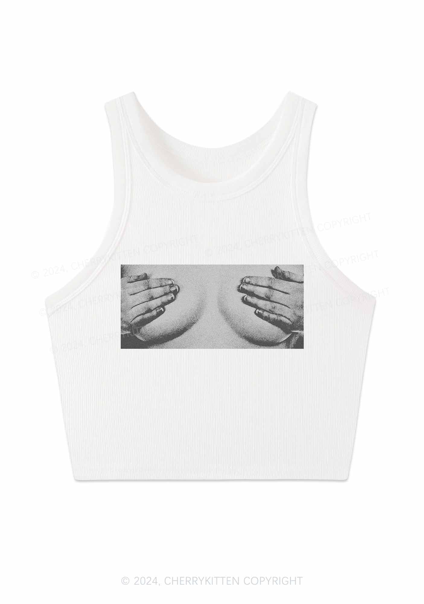 Touch Bxxbs Y2K Crop Tank Top Cherrykitten - Image 4