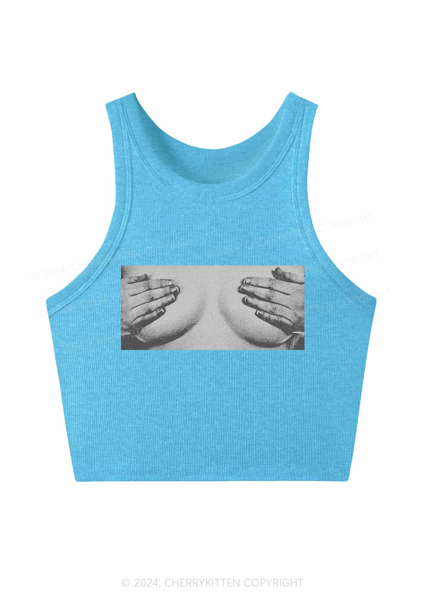Touch Bxxbs Y2K Crop Tank Top Cherrykitten - Image 5
