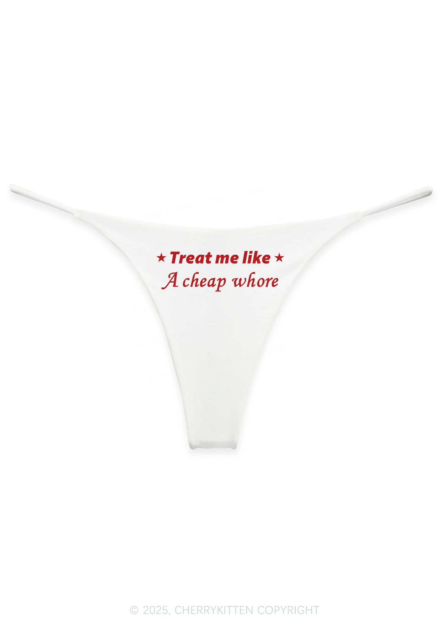 Treat Me Like Hore Y2K Bikini String Thong Cherrykitten - Image 4