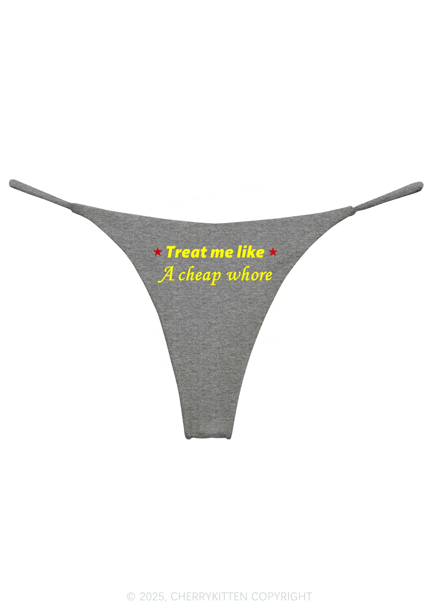 Treat Me Like Hore Y2K Bikini String Thong Cherrykitten - Image 7