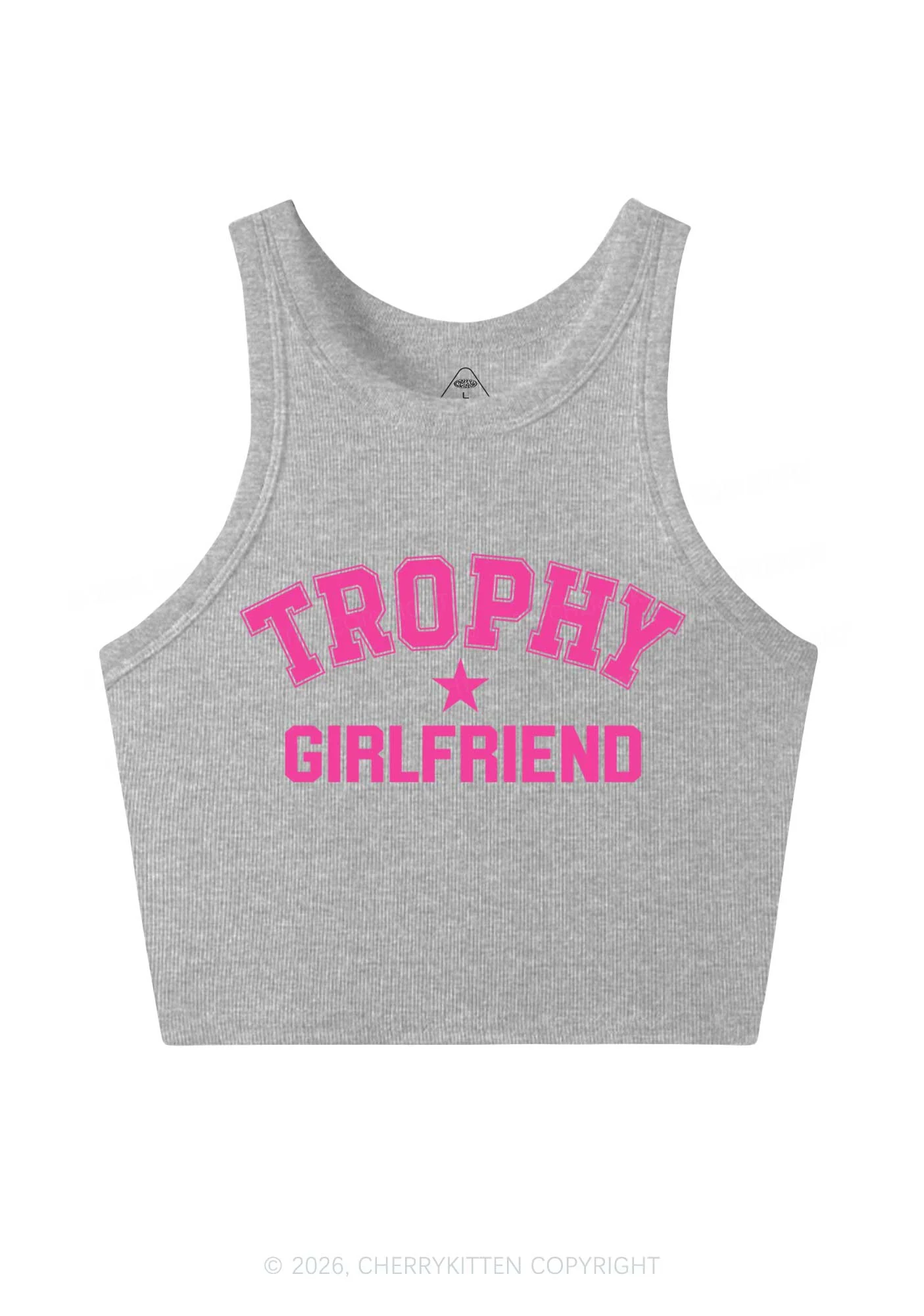 Trophy Girlfriend Y2K Crop Tank Top Cherrykitten - Image 4