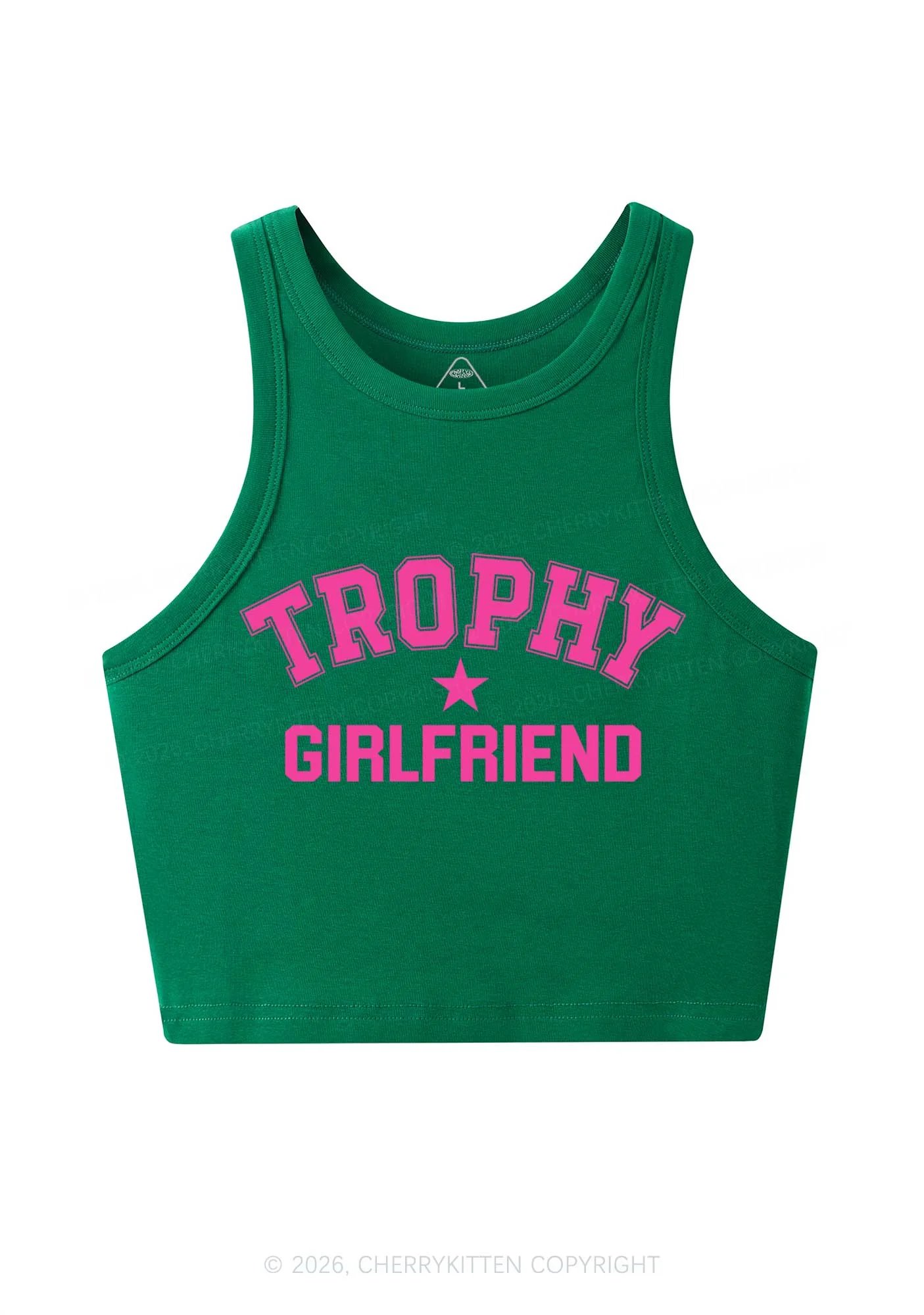 Trophy Girlfriend Y2K Crop Tank Top Cherrykitten - Image 6