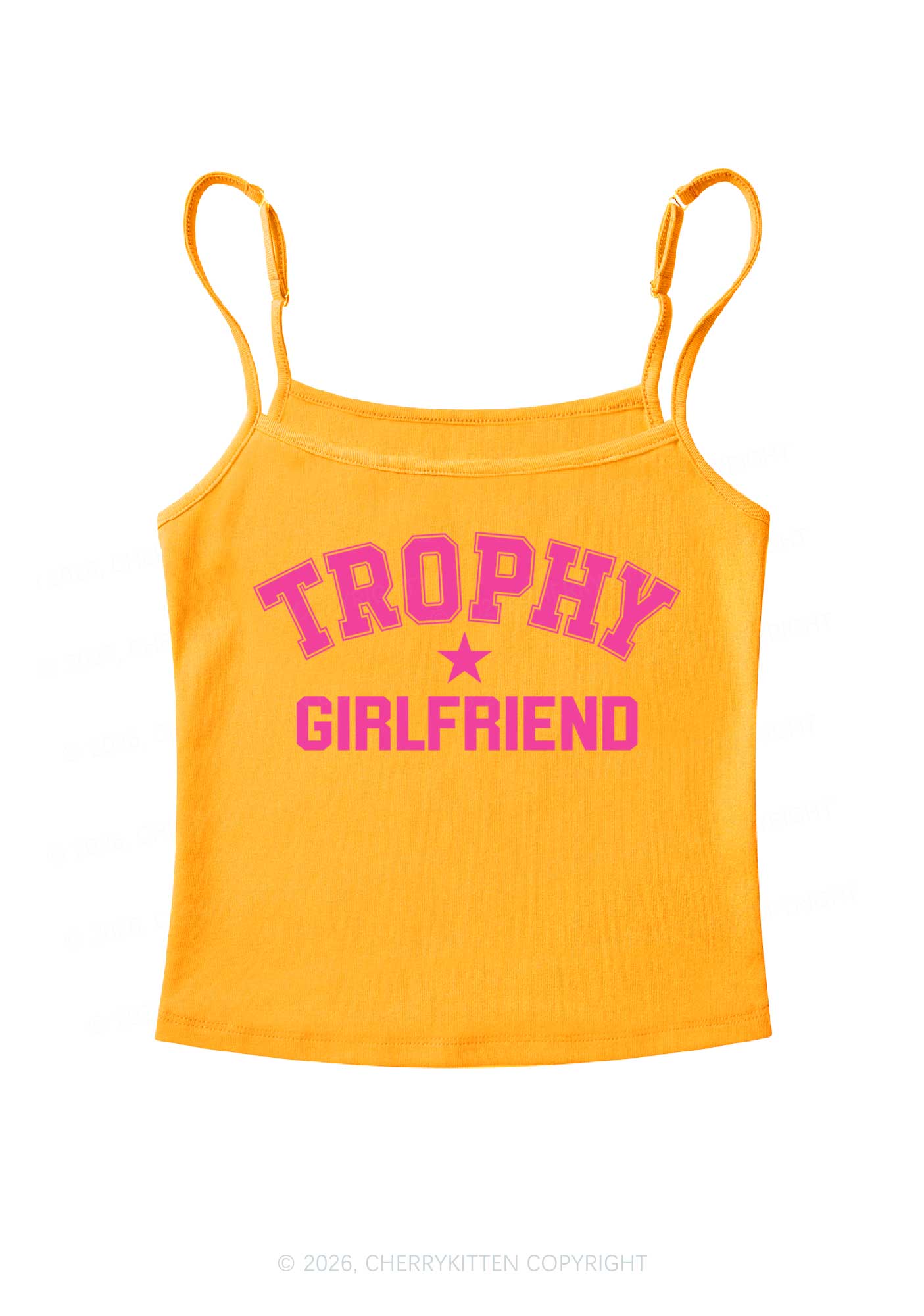Trophy Girlfriend Y2K Spaghetti Strap Cami Cherrykitten - Image 7