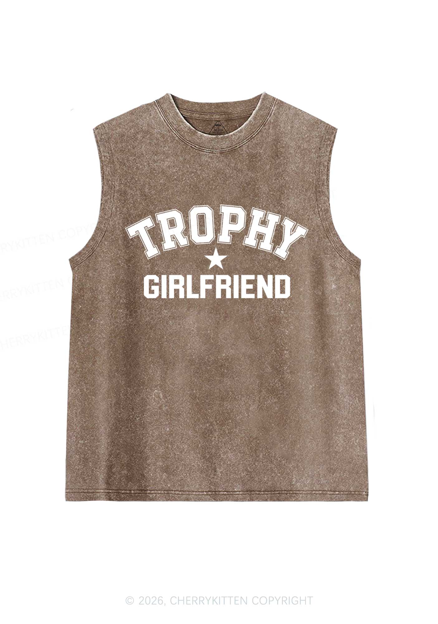 Trophy Girlfriend Y2K Washed Muscle Tank Cherrykitten - Image 7