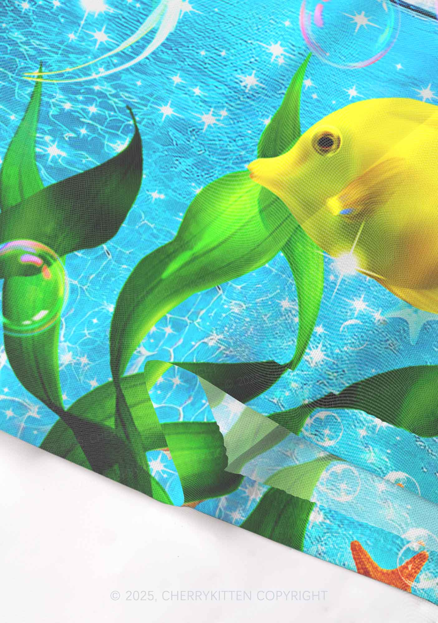 Tropical Fish Y2K Mesh Cami Tank Cherrykitten - Image 4