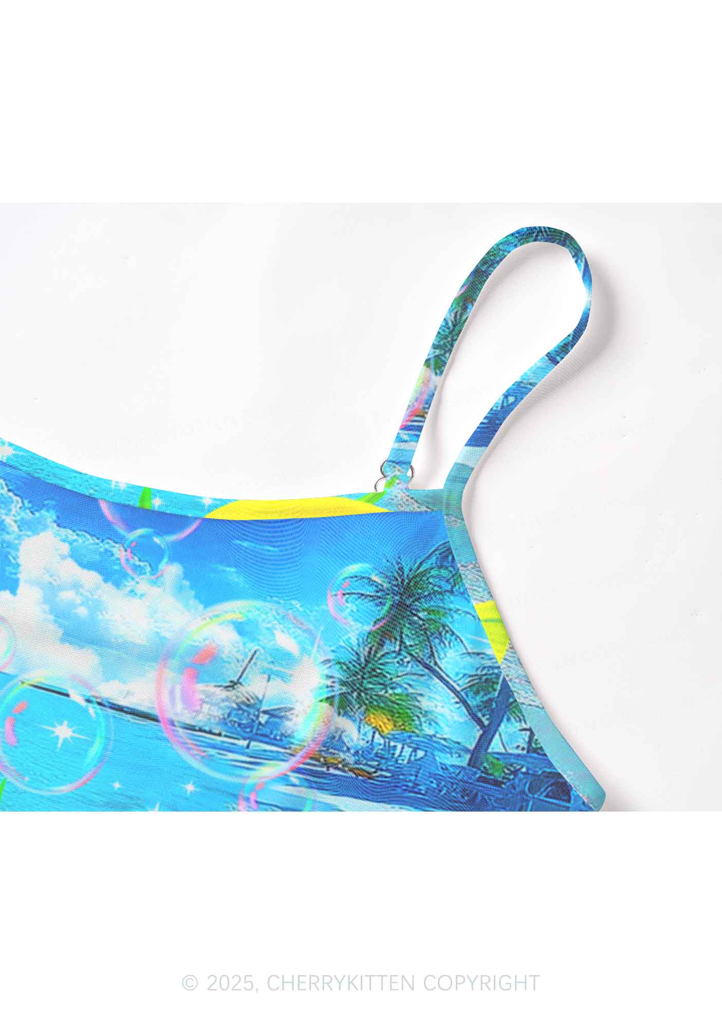 Tropical Fish Y2K Mesh Cami Tank Cherrykitten - Image 5