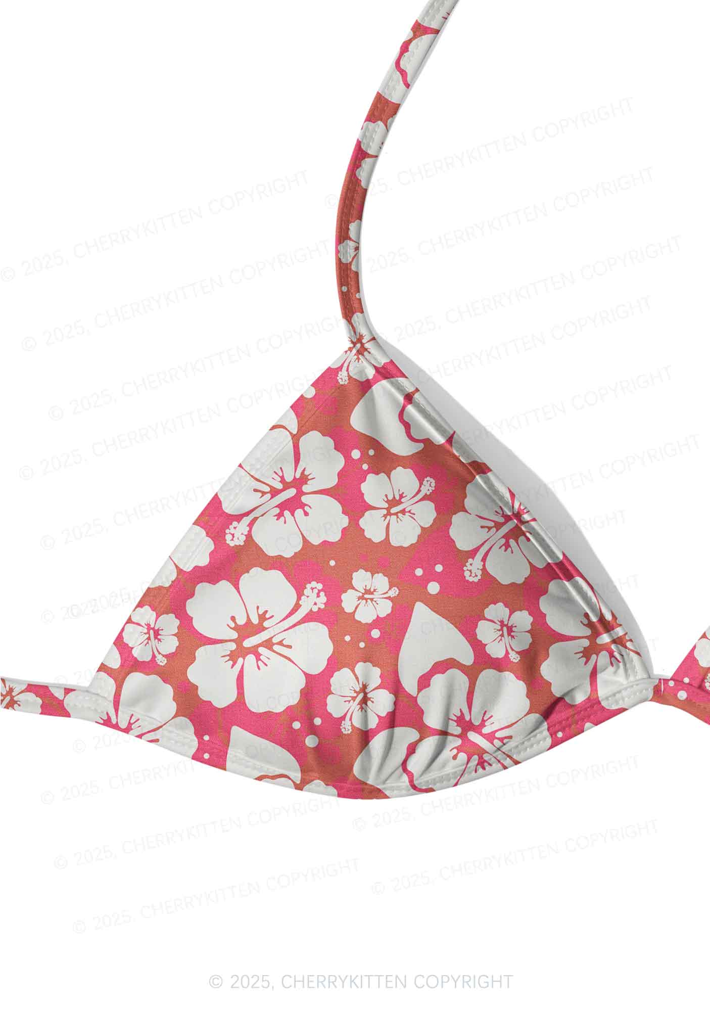 Tropical Flower Y2K Print Bikini Set Cherrykitten - Image 4