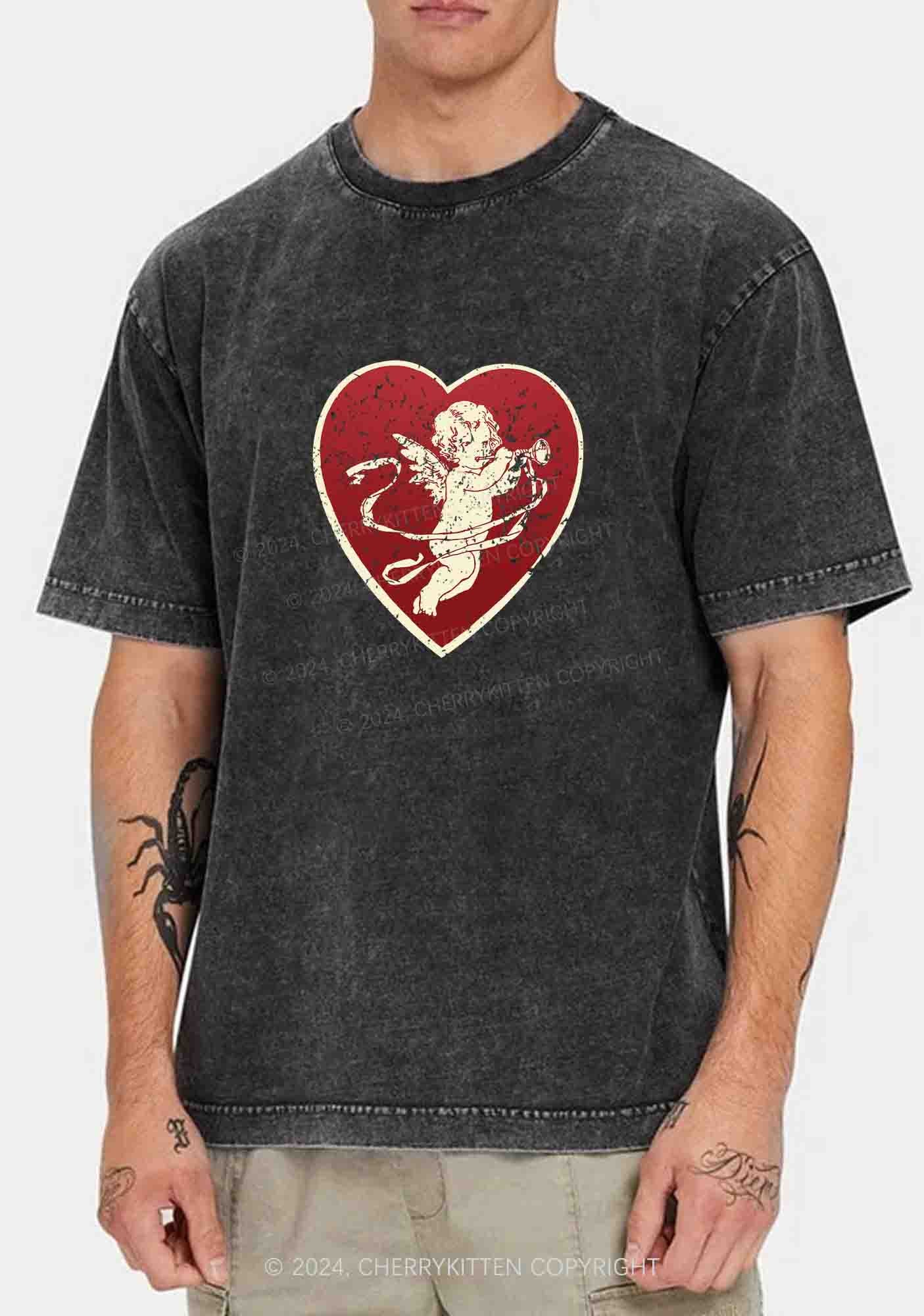 Trumpet Cupid Y2K Washed Tee Cherrykitten - Image 2