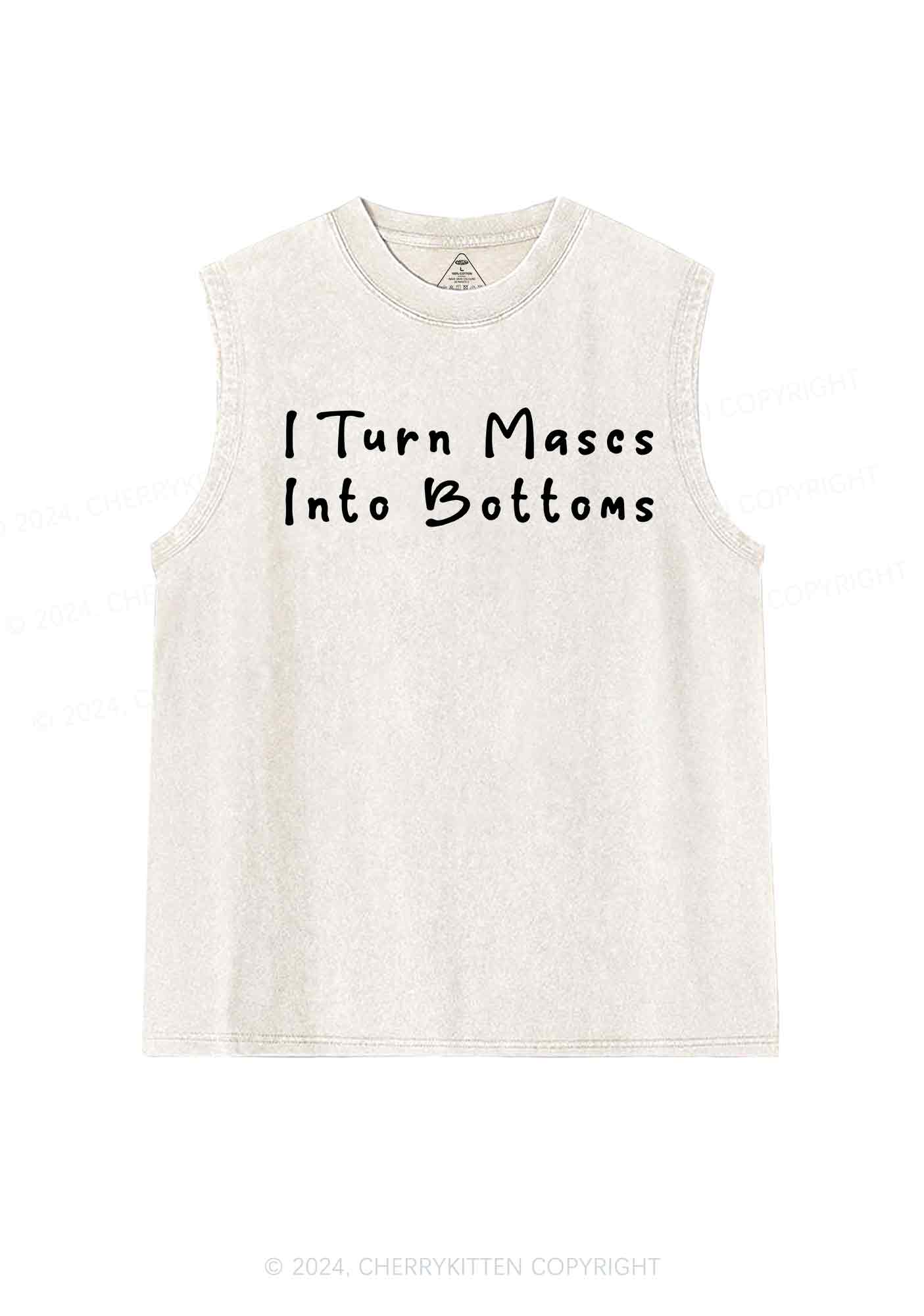 Turn Mascs Into Bottoms Y2K Washed Tank Cherrykitten - Image 4