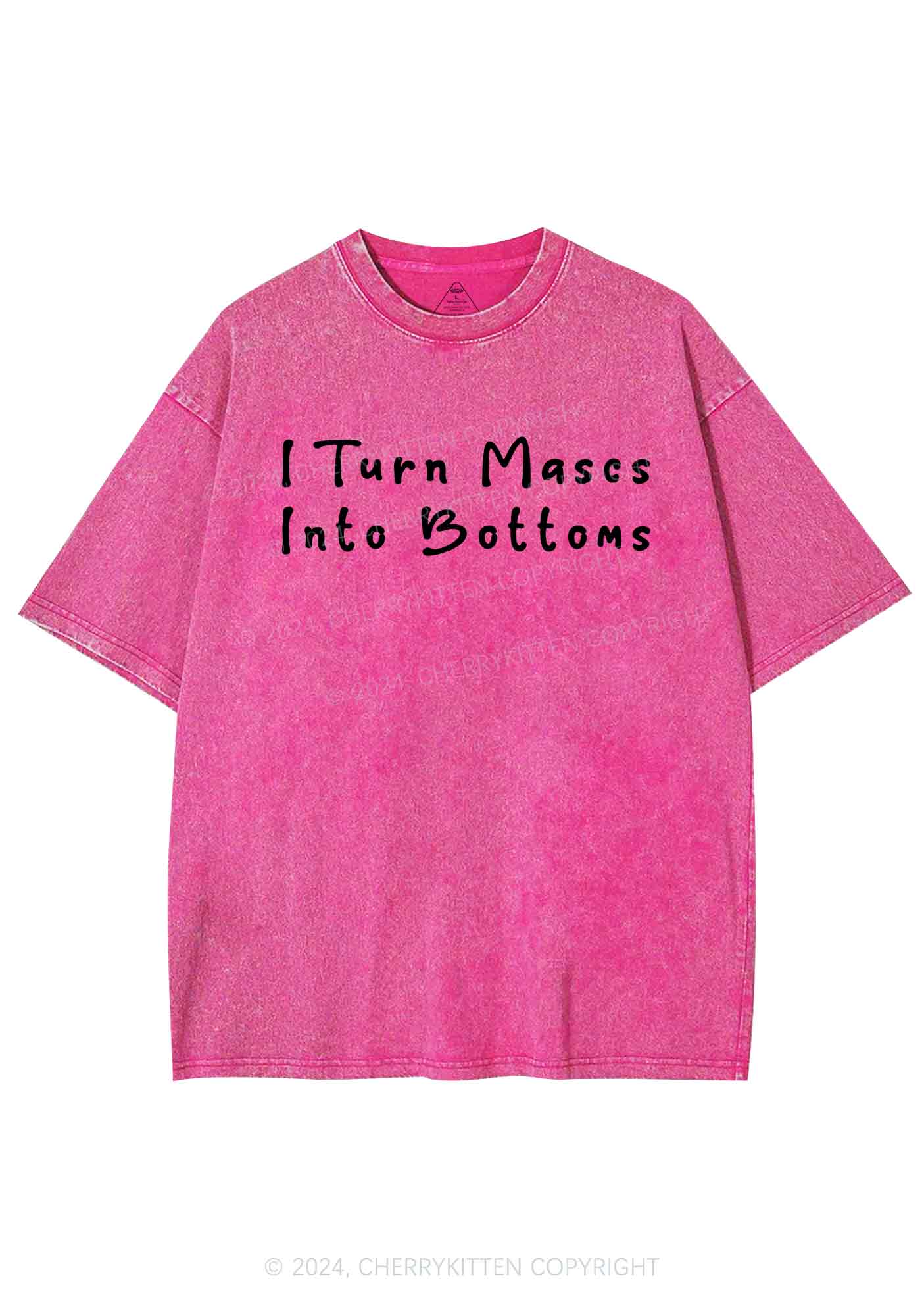 Turn Mascs Into Bottoms Y2K Washed Tee Cherrykitten - Image 3
