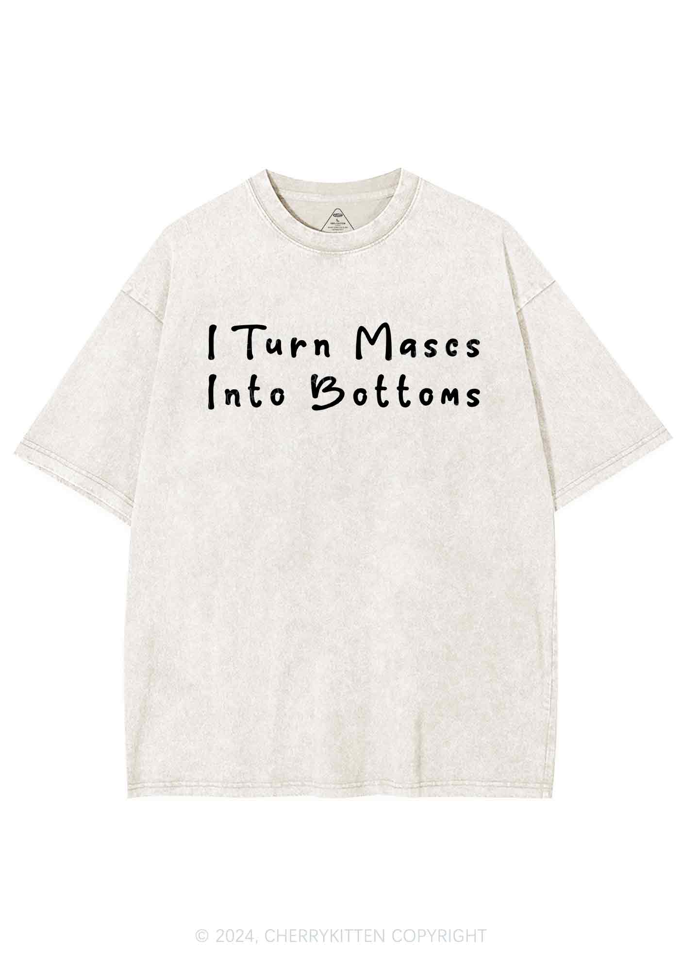Turn Mascs Into Bottoms Y2K Washed Tee Cherrykitten - Image 4