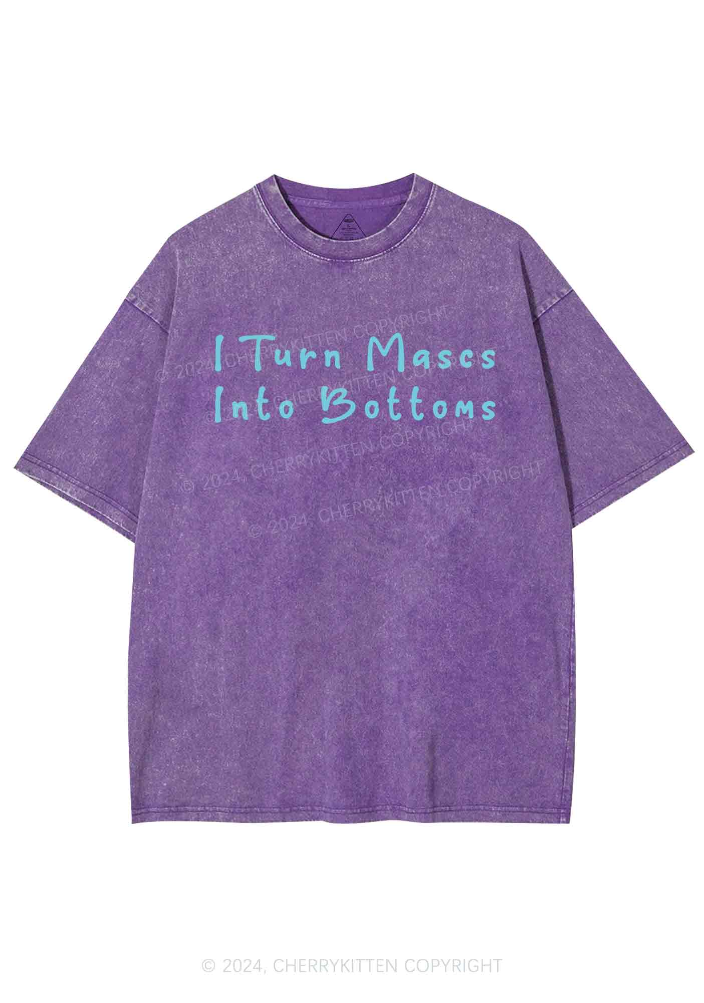 Turn Mascs Into Bottoms Y2K Washed Tee Cherrykitten - Image 5