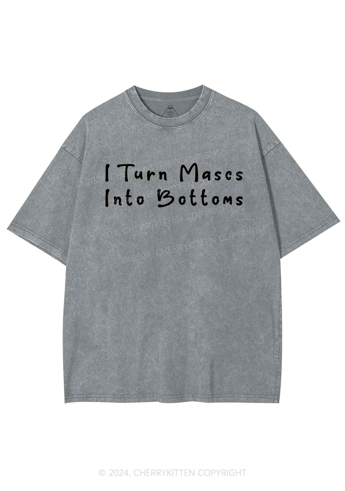 Turn Mascs Into Bottoms Y2K Washed Tee Cherrykitten - Image 6