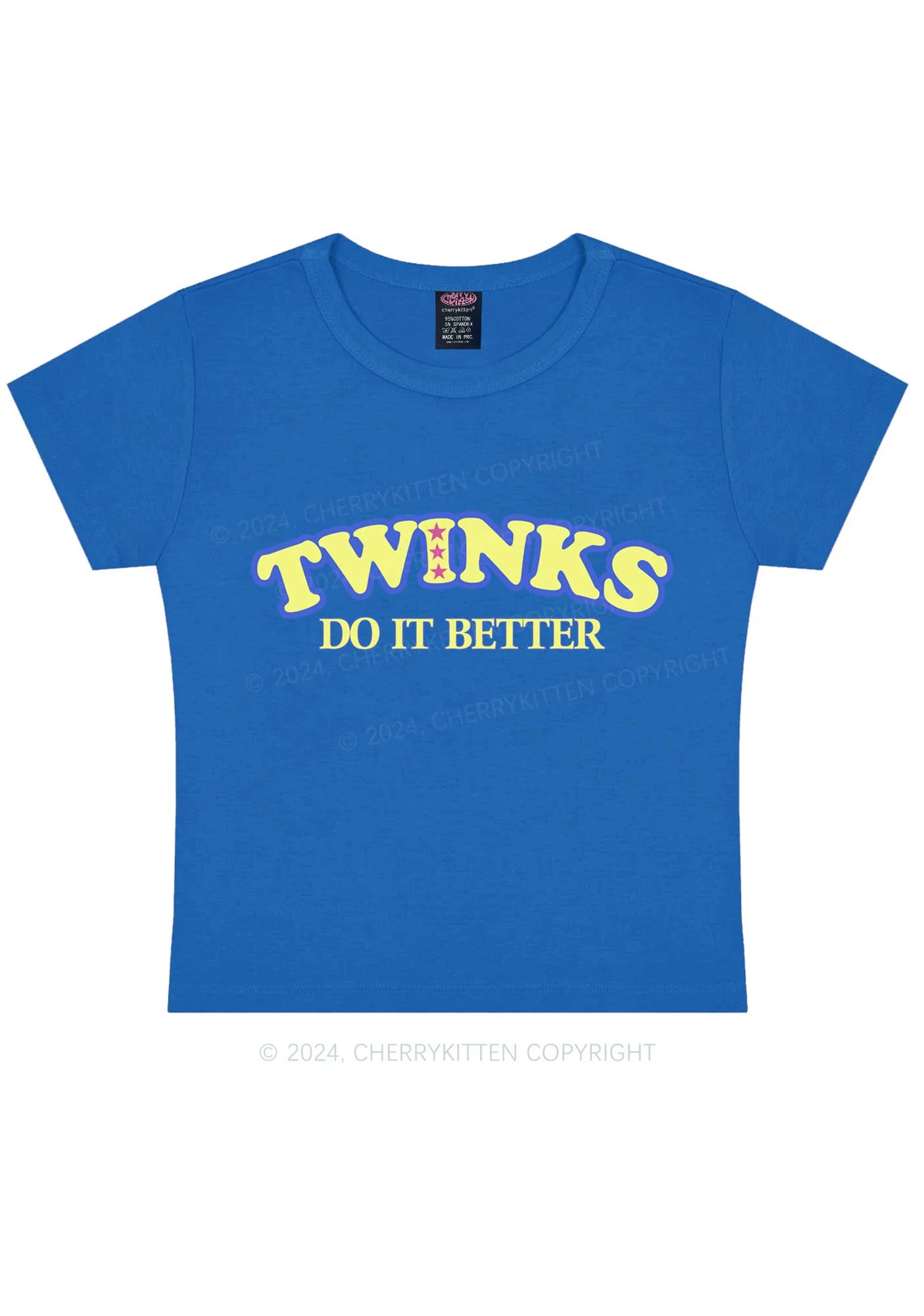 Twinks Do It Better Y2K Baby Tee Cherrykitten - Image 11