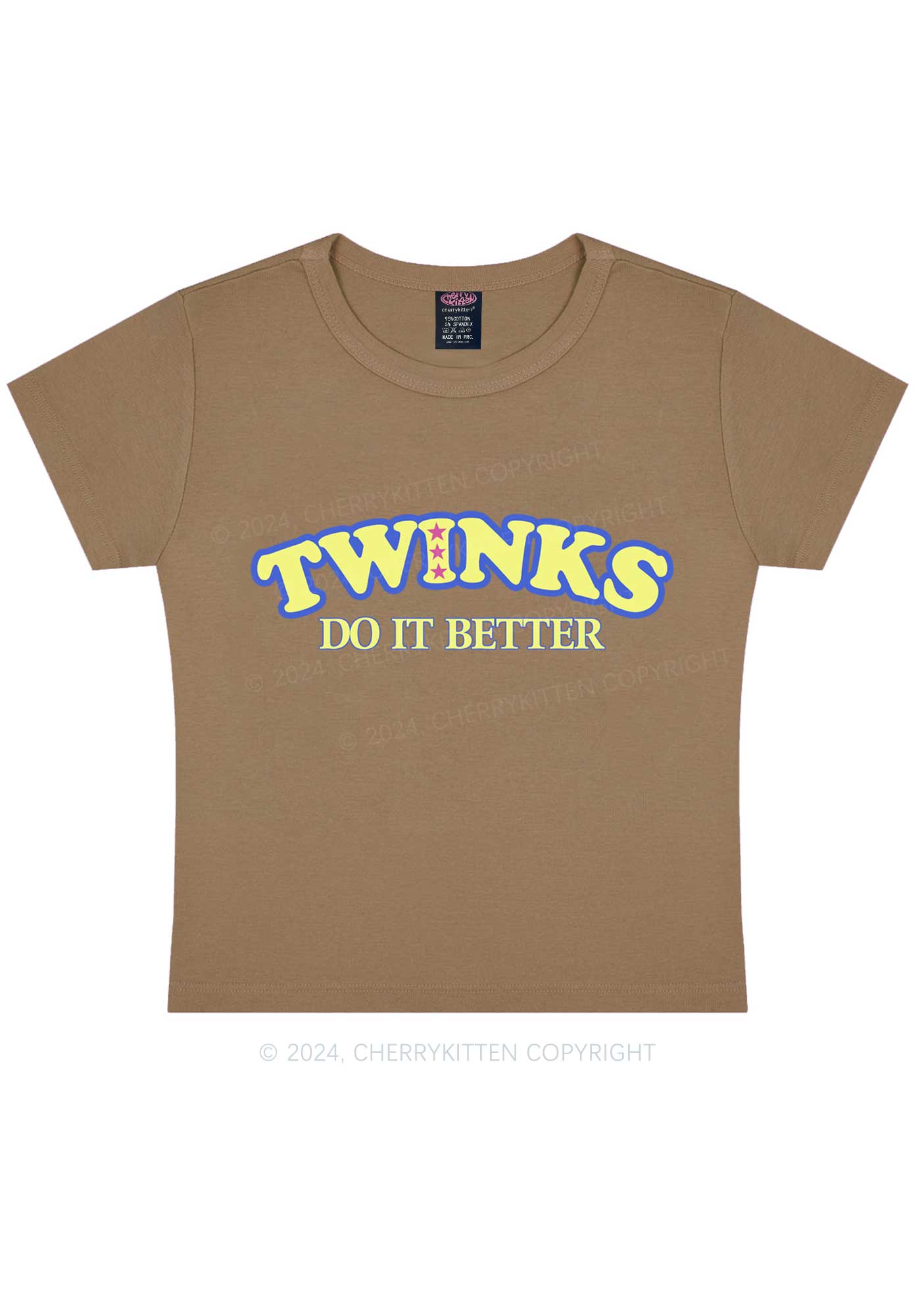 Twinks Do It Better Y2K Baby Tee Cherrykitten - Image 12