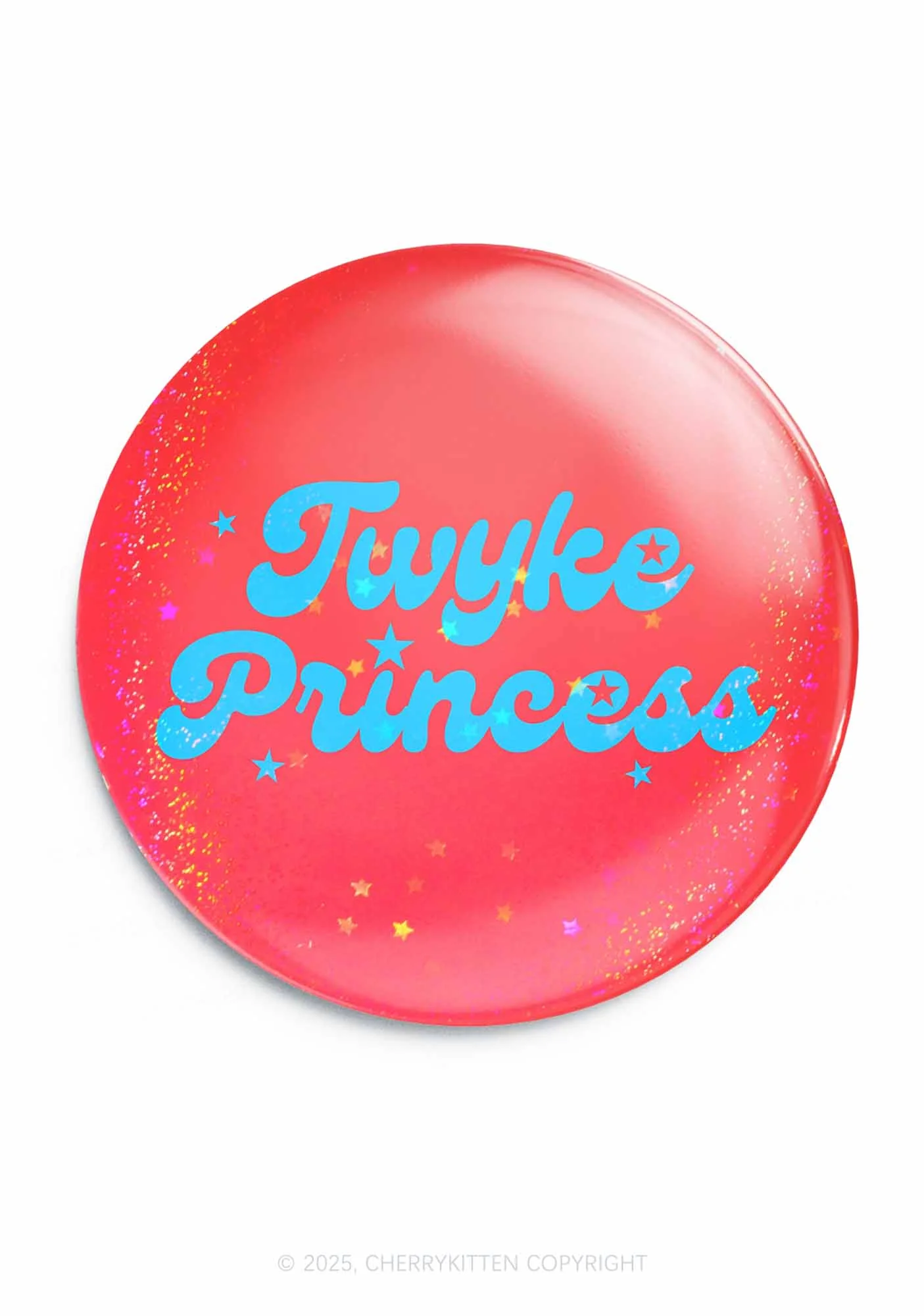 Twyke Princess Pride 1Pc Y2K Pin Badge Cherrykitten - Image 3