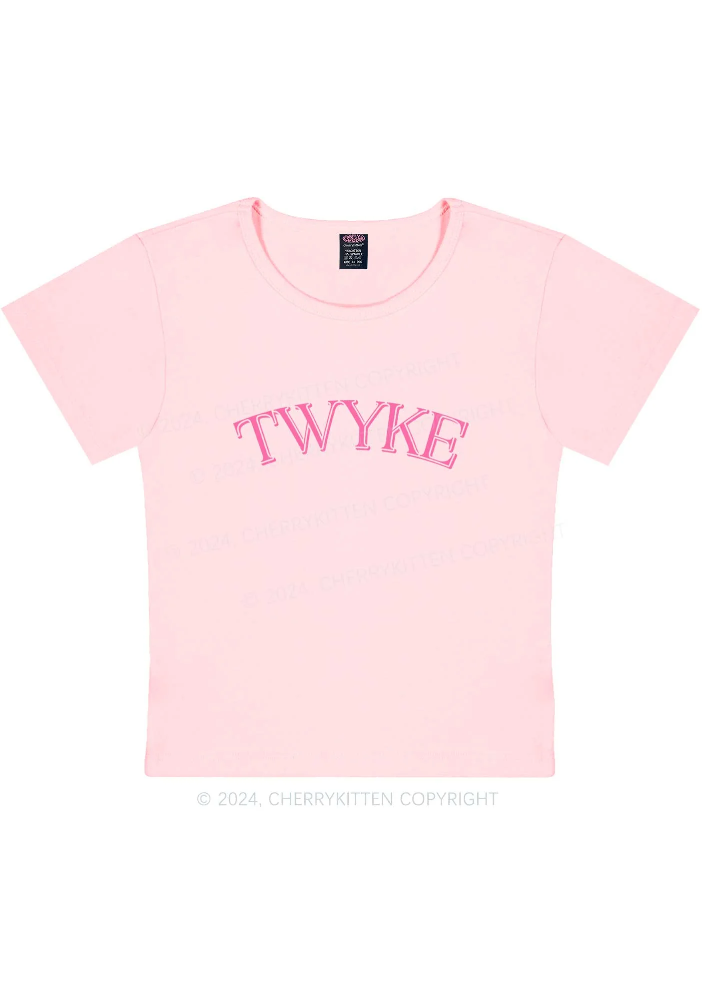 TWYKE Y2K Baby Tee Cherrykitten - Image 11