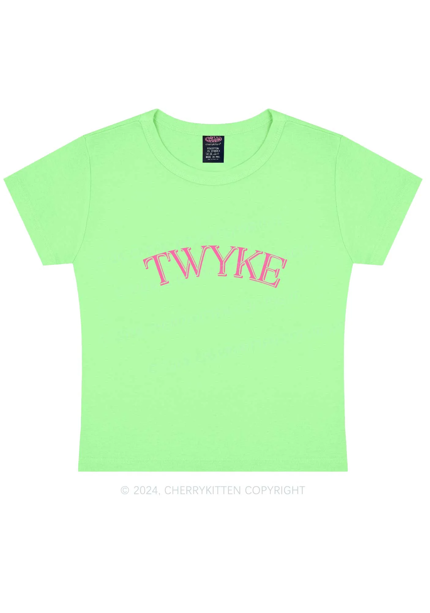 TWYKE Y2K Baby Tee Cherrykitten - Image 12