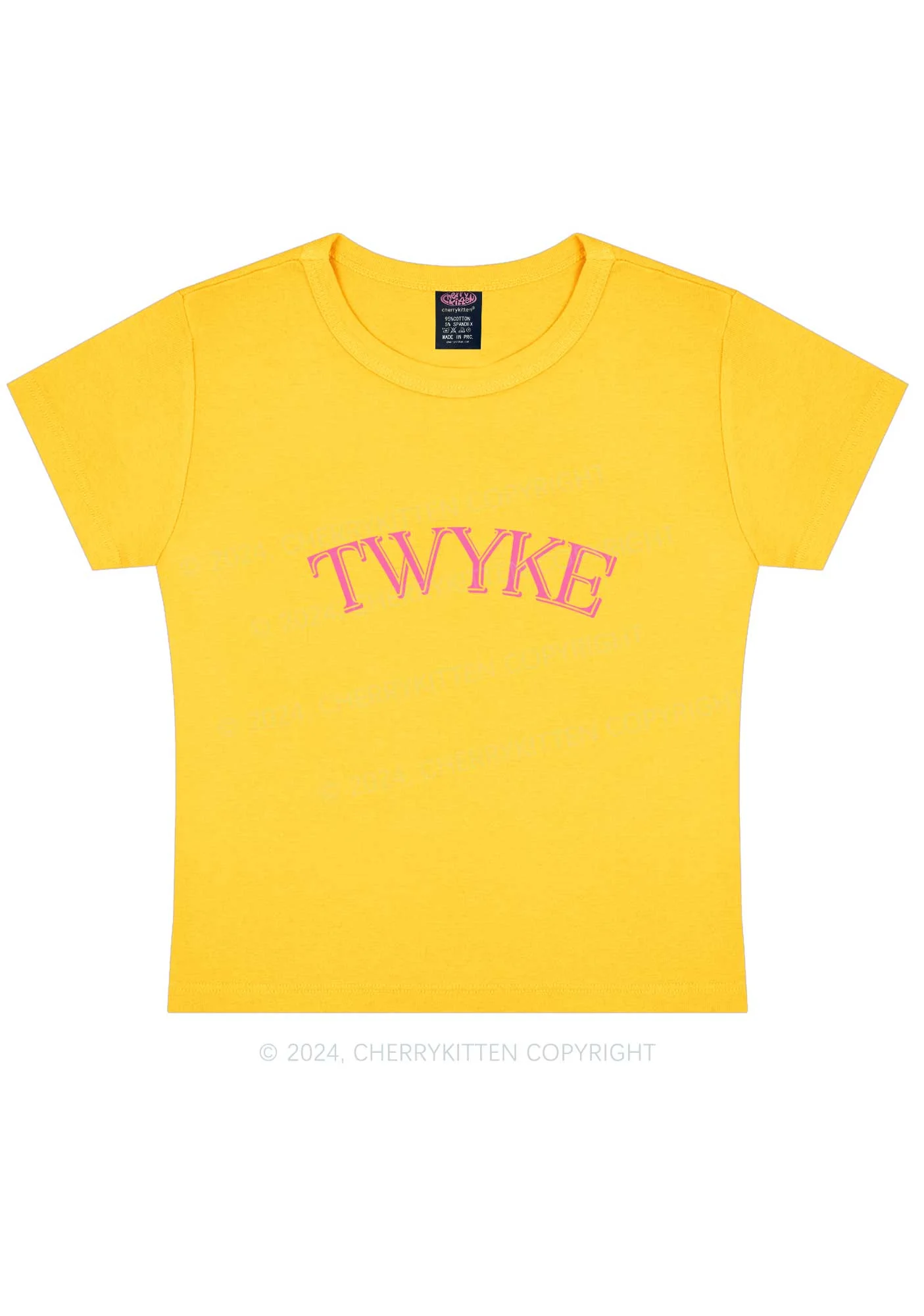 TWYKE Y2K Baby Tee Cherrykitten - Image 8