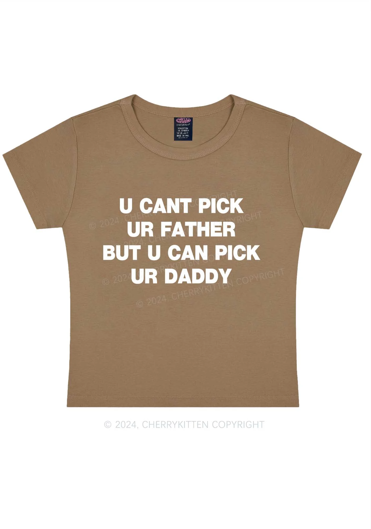 U Can Pick Ur Daddy Y2K Baby Tee Cherrykitten - Image 10