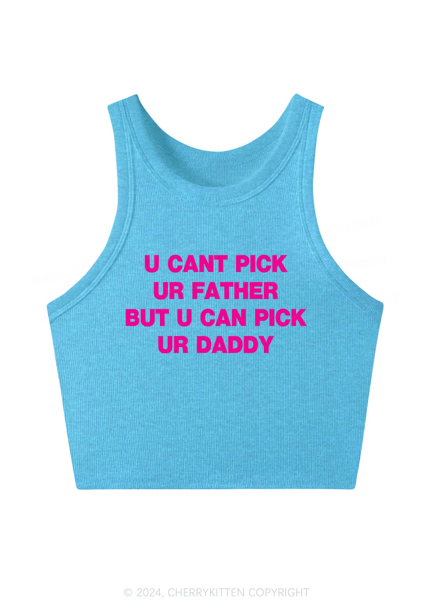 U Can Pick Ur Daddy Y2K Crop Tank Top Cherrykitten - Image 5