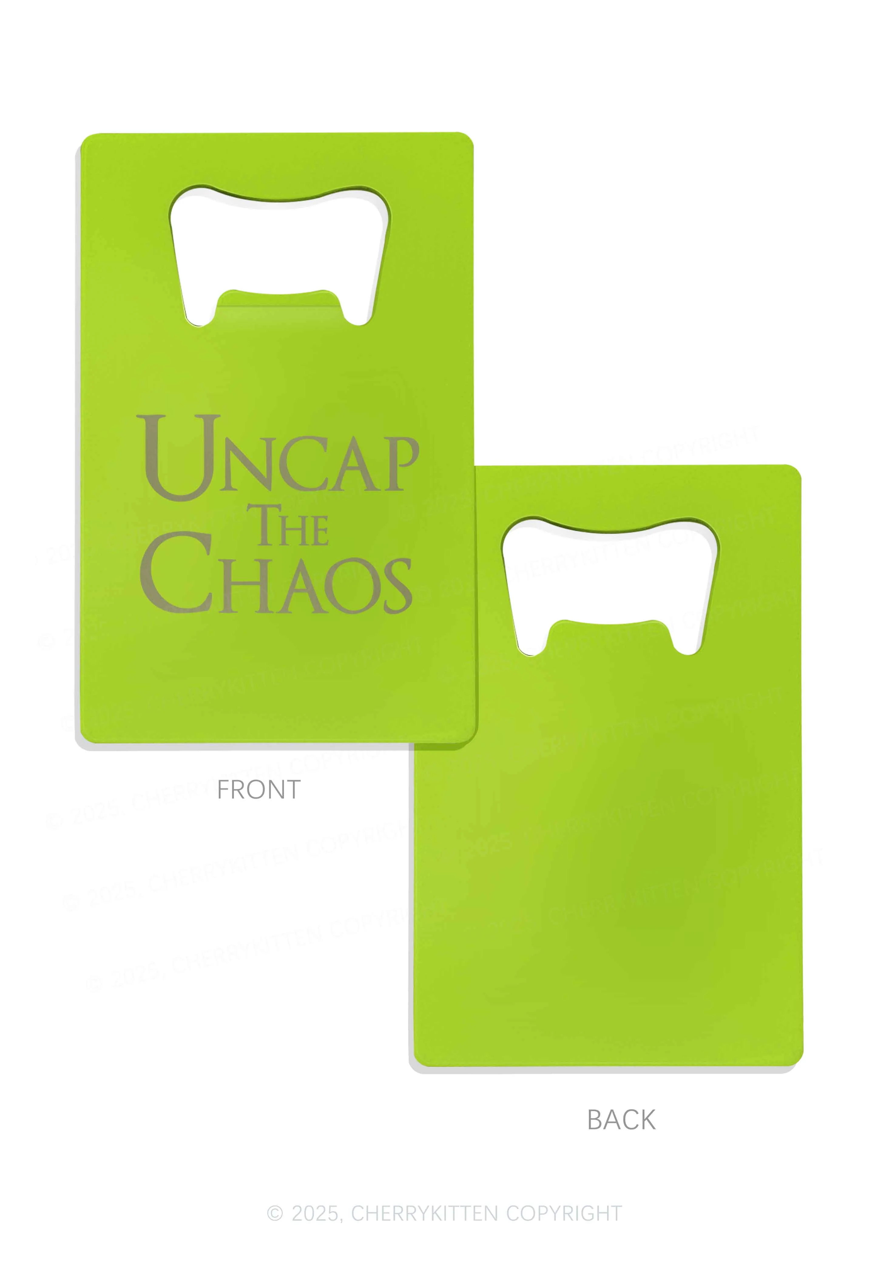 Uncap The Chaos Y2K Credit Card Bottle Openers Cherrykitten - Image 6
