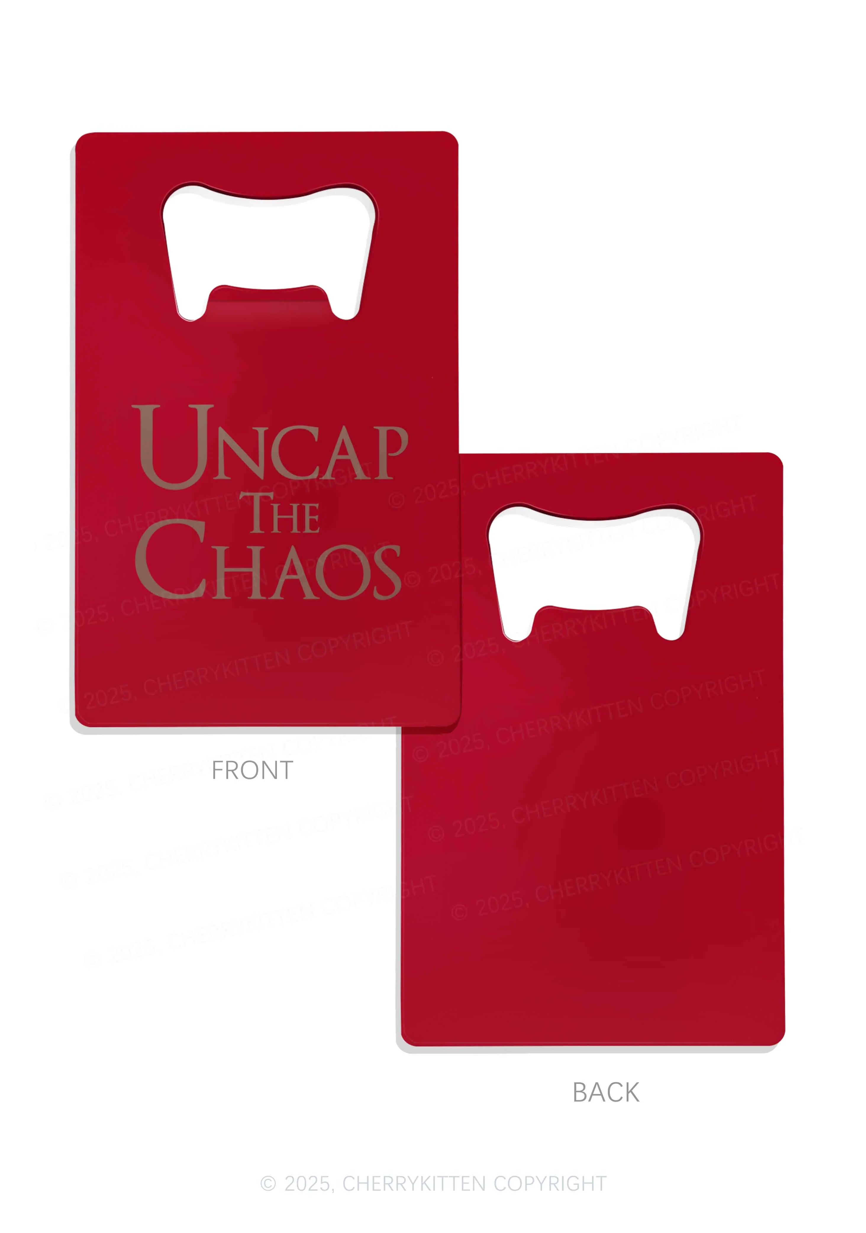 Uncap The Chaos Y2K Credit Card Bottle Openers Cherrykitten - Image 7