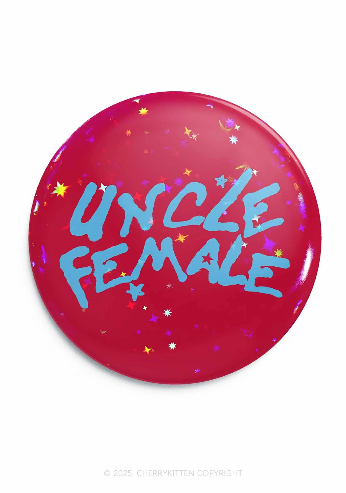 Uncle Female Pride 1Pc Y2K Pin Badge Cherrykitten - Image 3