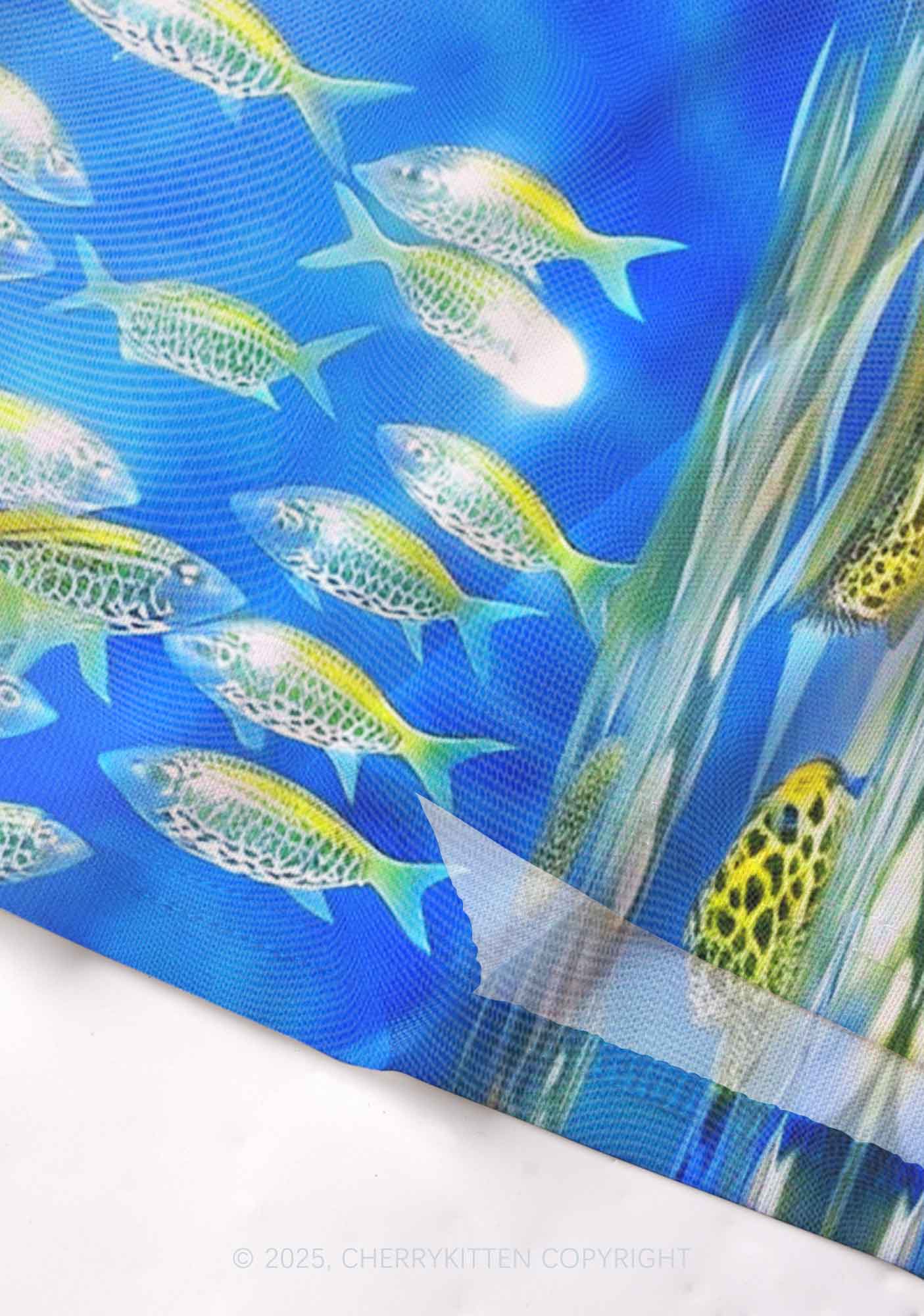 Undersea Fish Y2K Mesh Cami Tank Cherrykitten - Image 3