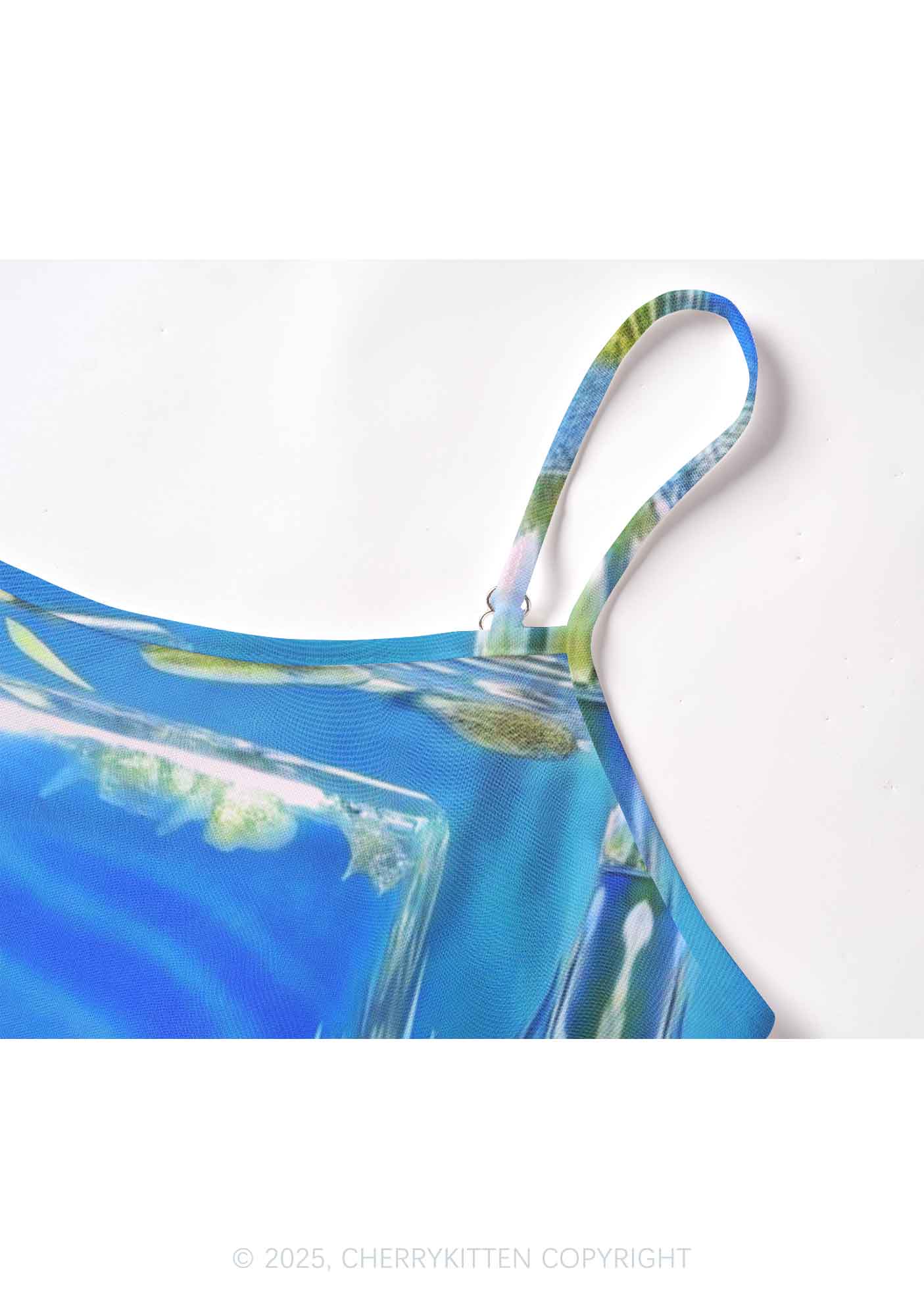 Undersea Fish Y2K Mesh Cami Tank Cherrykitten - Image 4