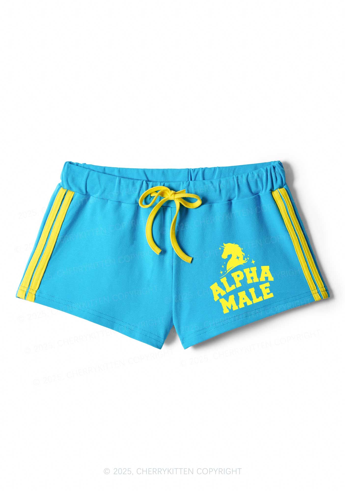 Unicorn Alpha Male Y2K Drawstring Mini Shorts Cherrykitten - Image 4