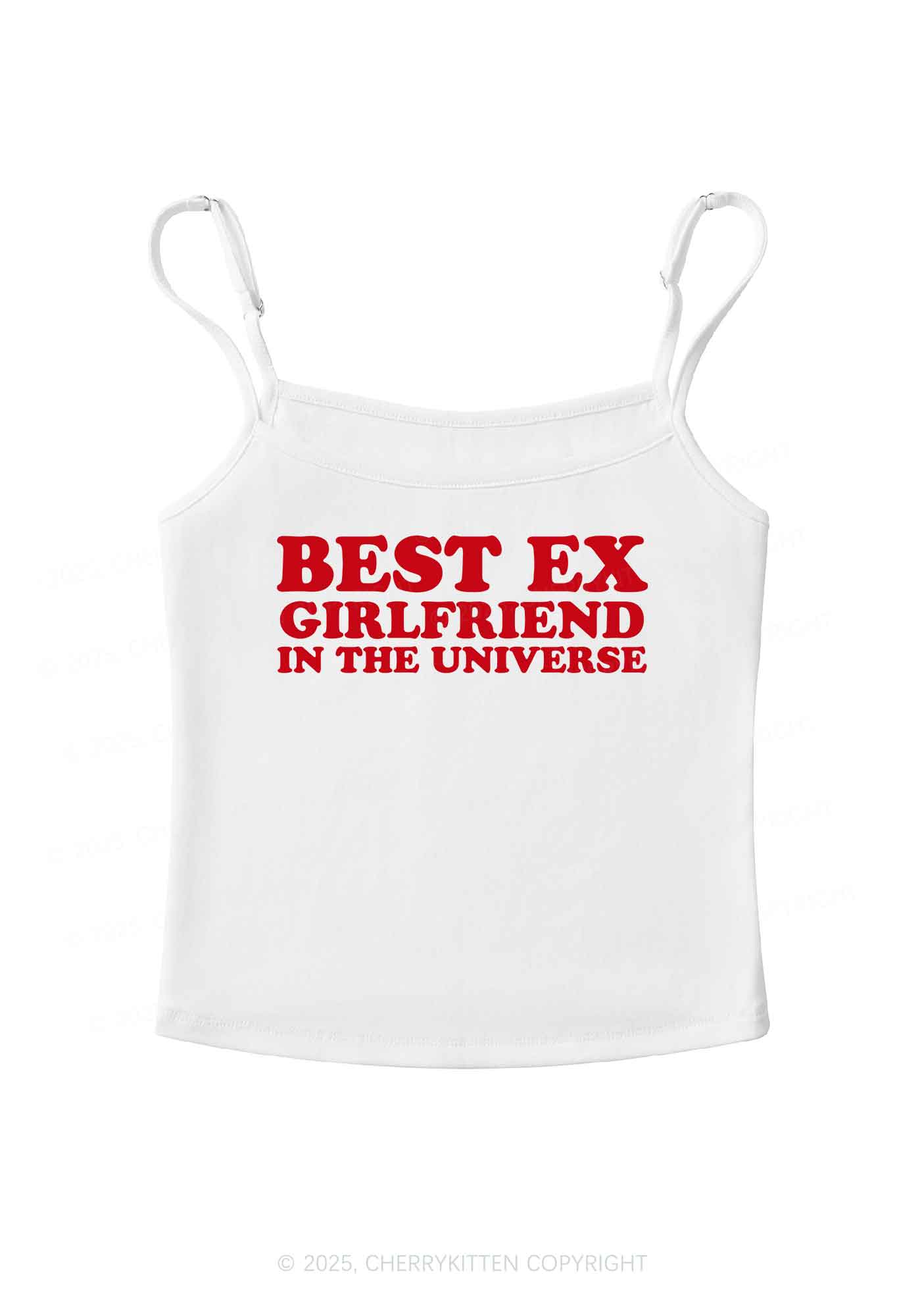 Universe Best Ex Girlfriend Y2K Spaghetti Strap Cami Cherrykitten - Image 3