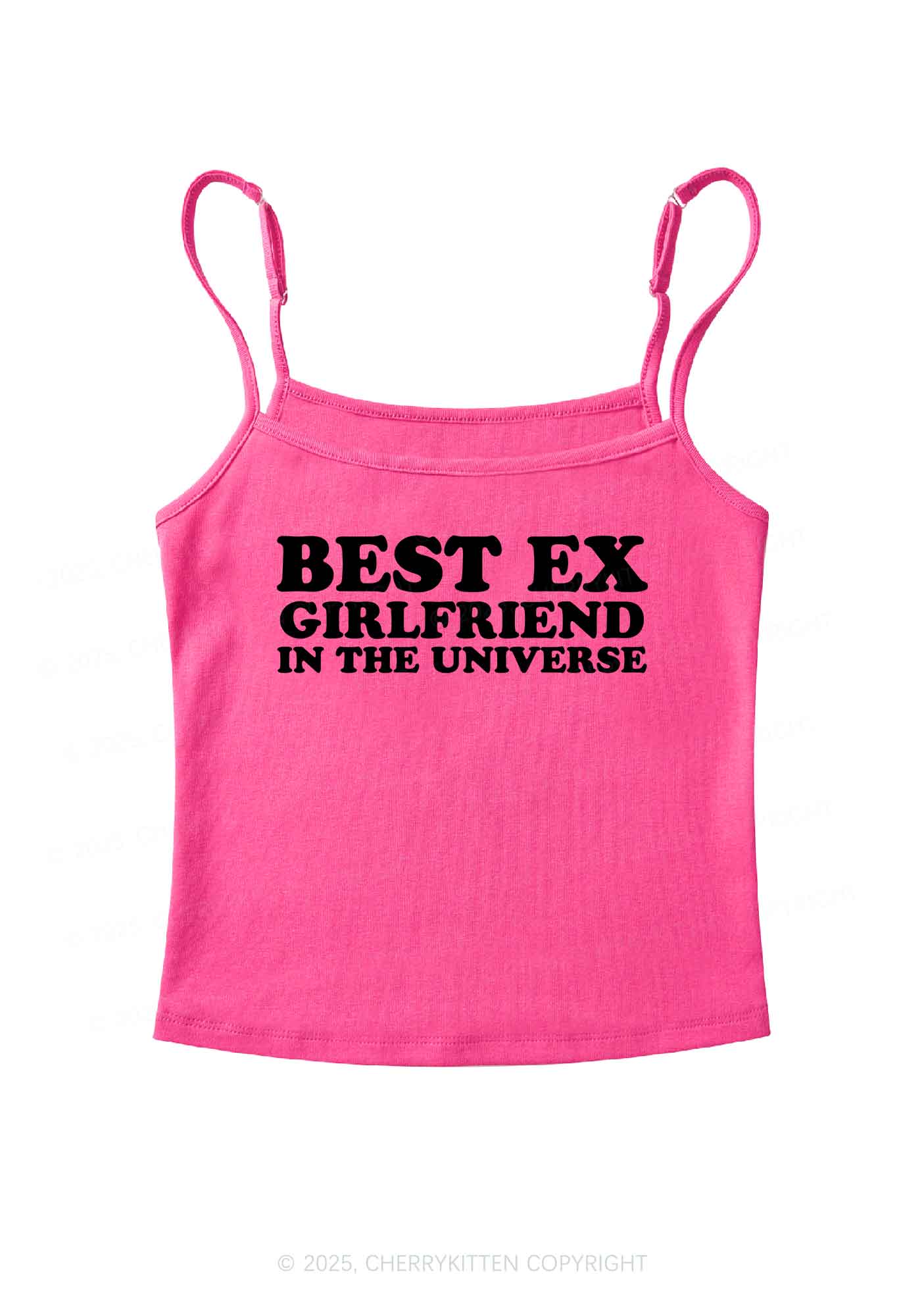 Universe Best Ex Girlfriend Y2K Spaghetti Strap Cami Cherrykitten - Image 4