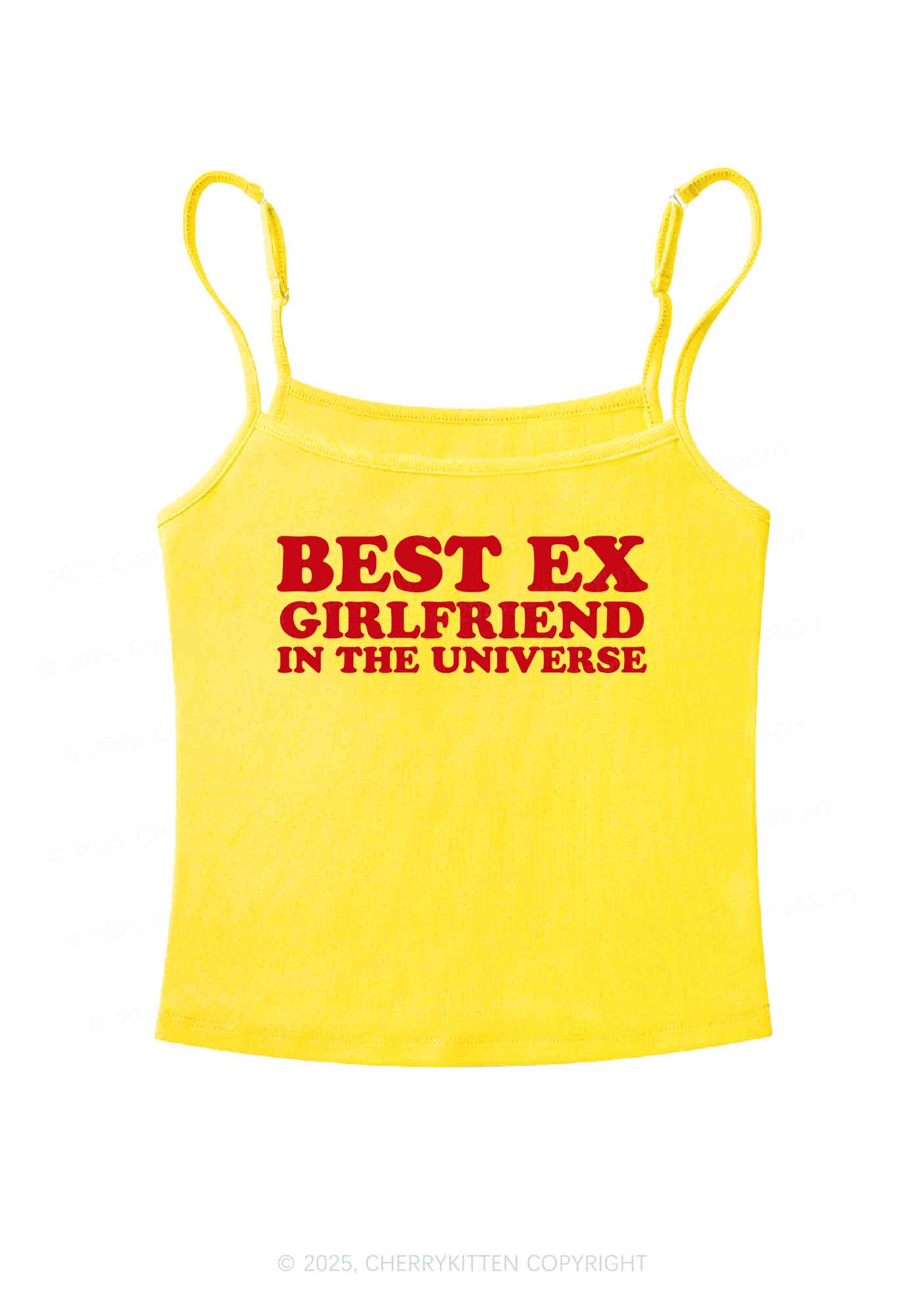 Universe Best Ex Girlfriend Y2K Spaghetti Strap Cami Cherrykitten - Image 5