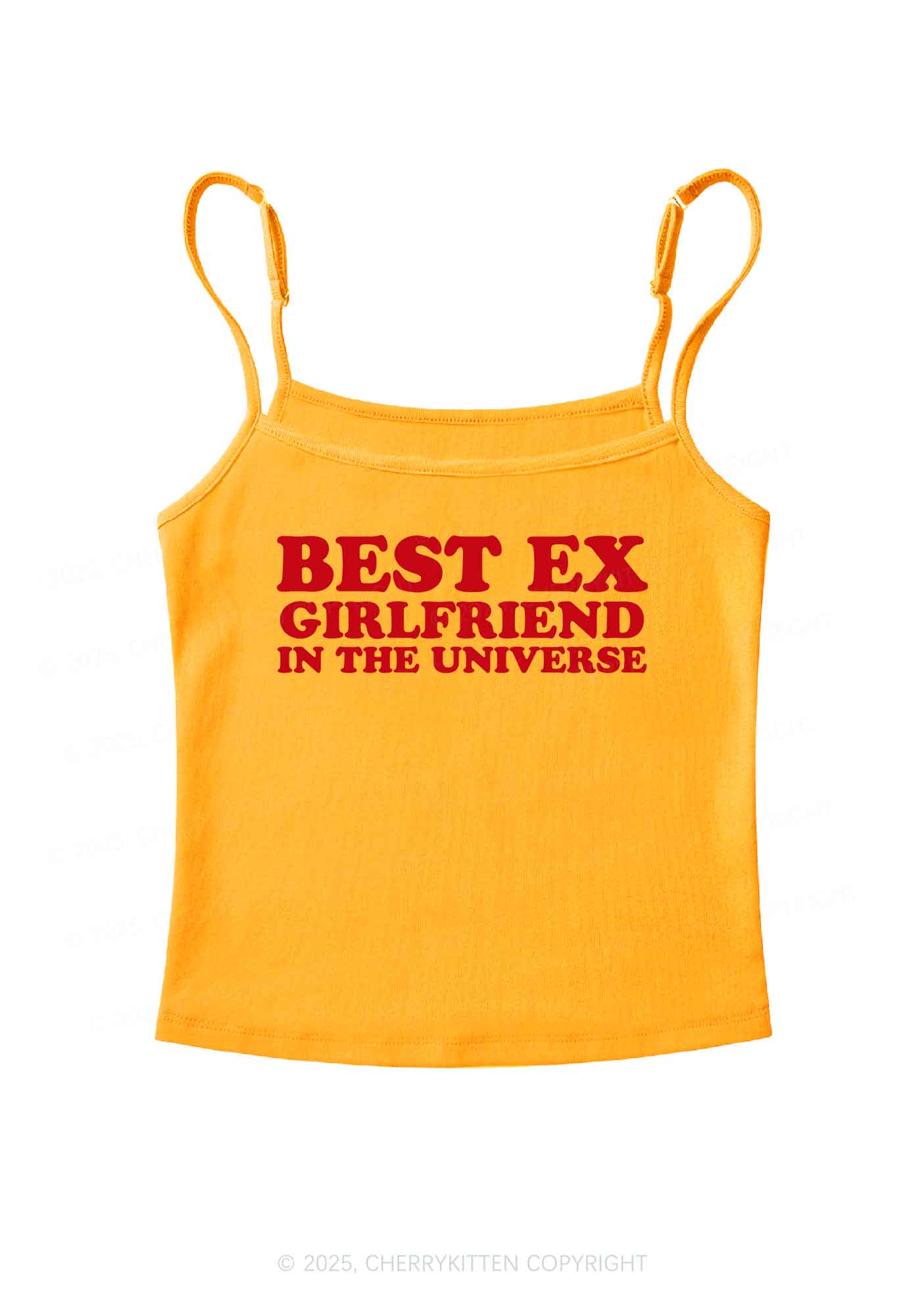 Universe Best Ex Girlfriend Y2K Spaghetti Strap Cami Cherrykitten - Image 7