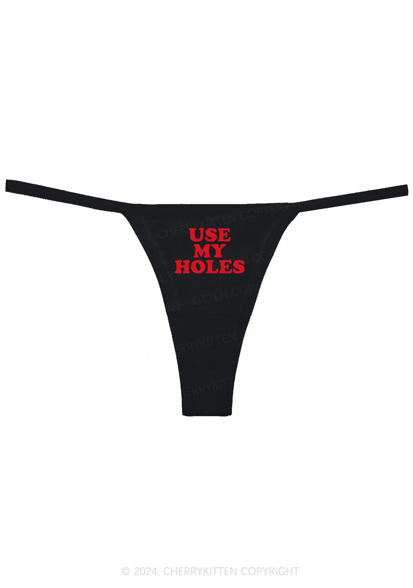 Use My Holes Y2K Flat String Thong Cherrykitten - Image 4