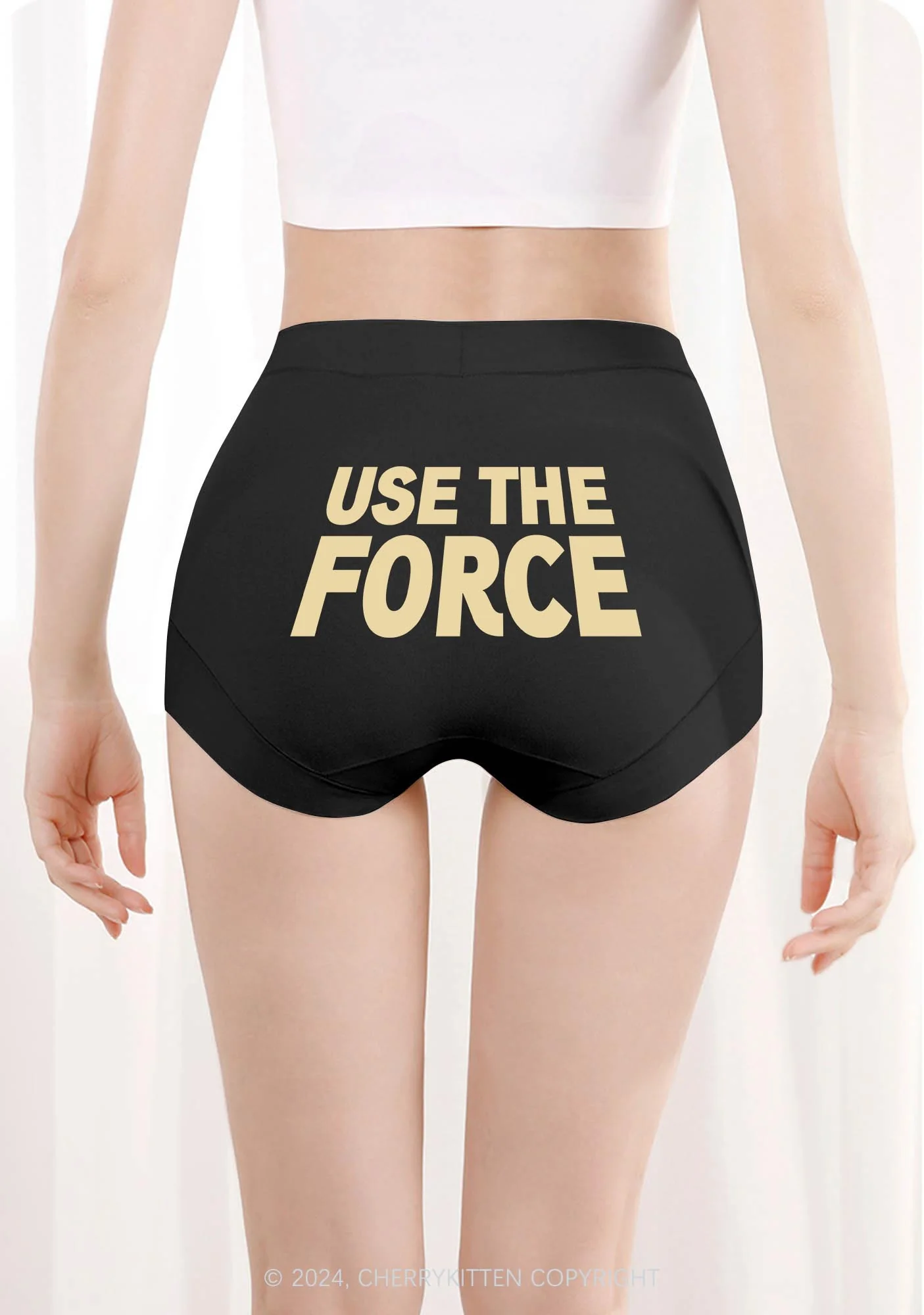 Use the Force Y2K Mid Rise Waist Boyshort Cherrykitten - Image 3