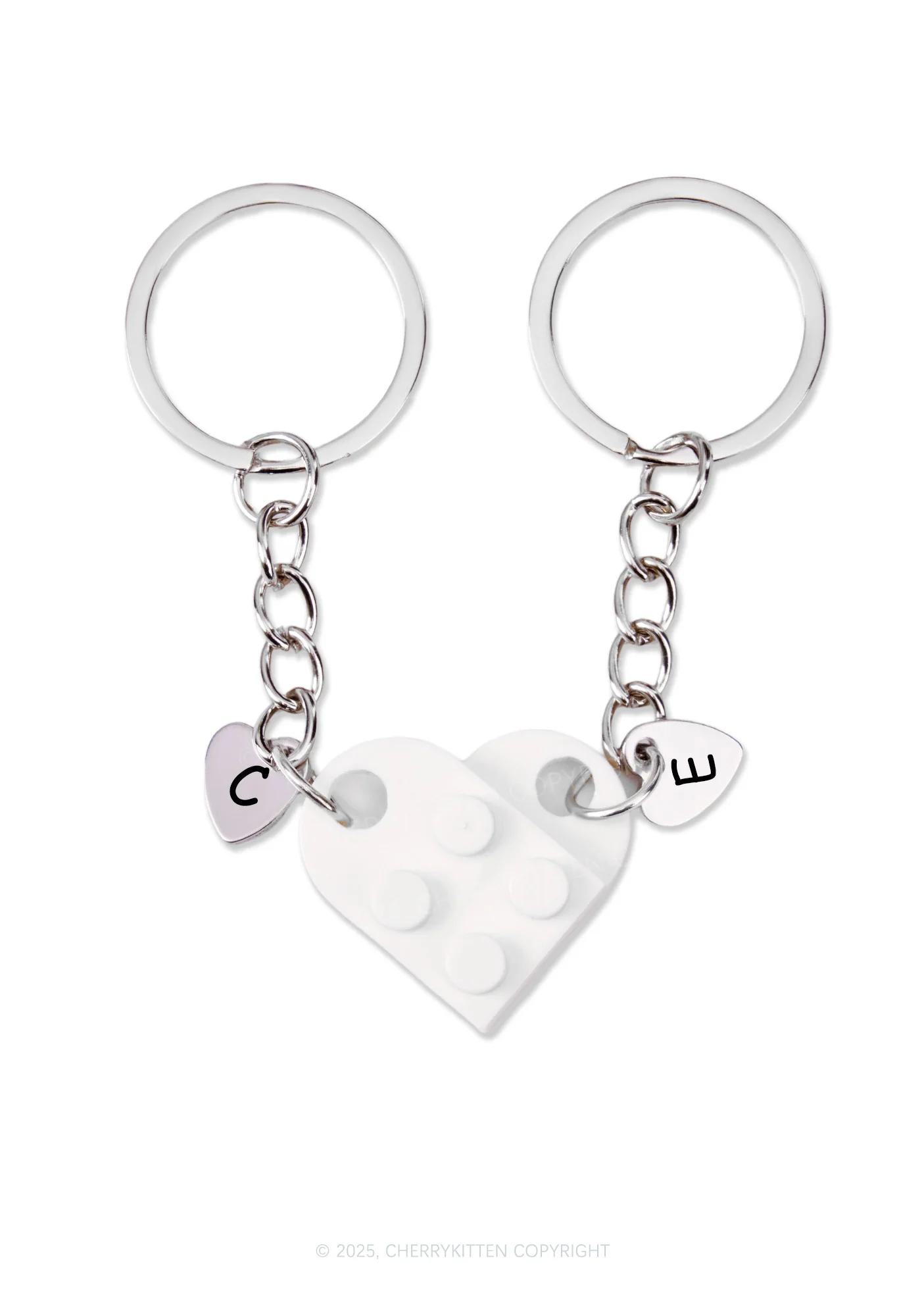 Valentine's Day Custom Love Building Block Y2K Keychain Cherrykitten - Image 4