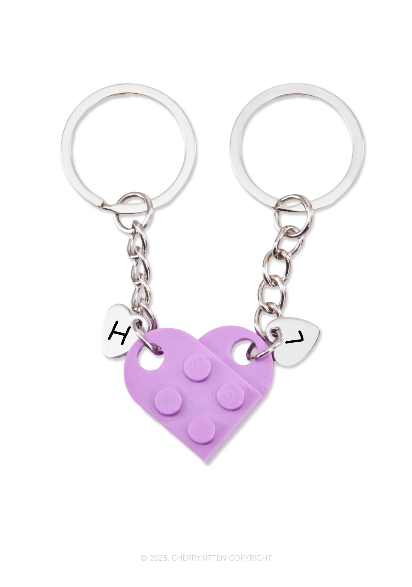 Valentine's Day Custom Love Building Block Y2K Keychain Cherrykitten - Image 5