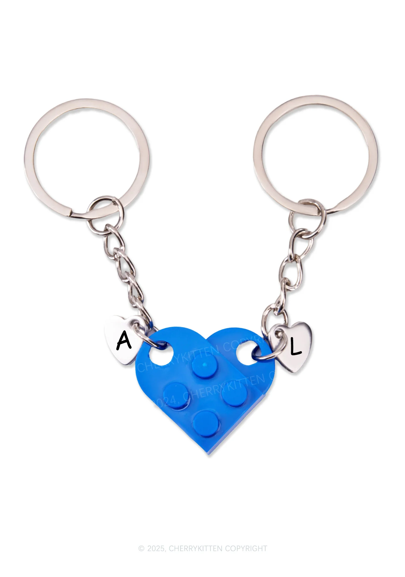 Valentine's Day Custom Love Building Block Y2K Keychain Cherrykitten - Image 6