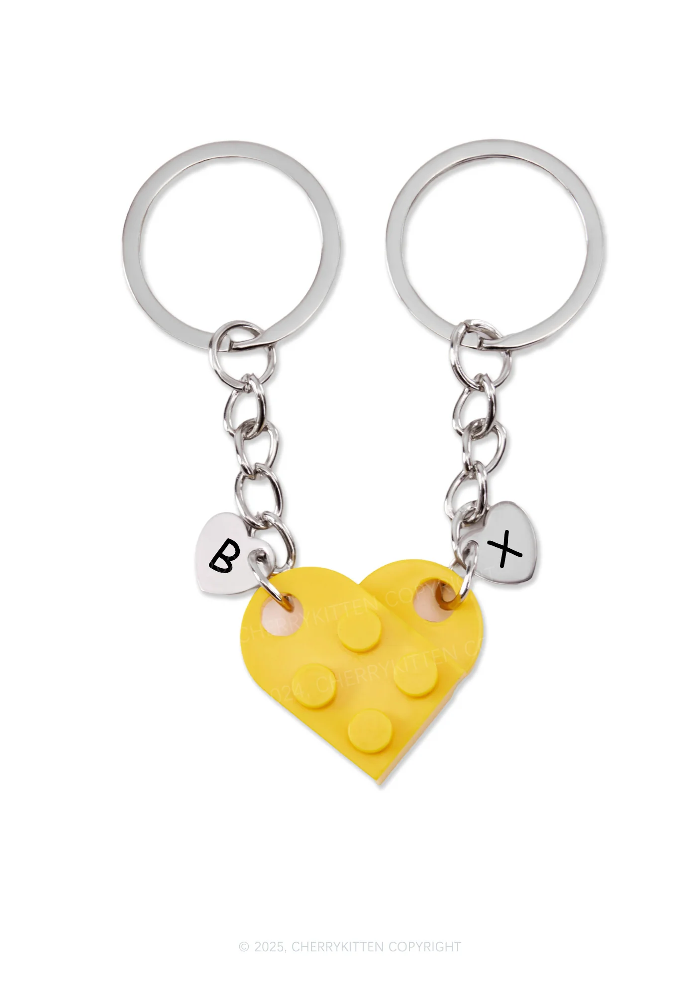 Valentine's Day Custom Love Building Block Y2K Keychain Cherrykitten - Image 7