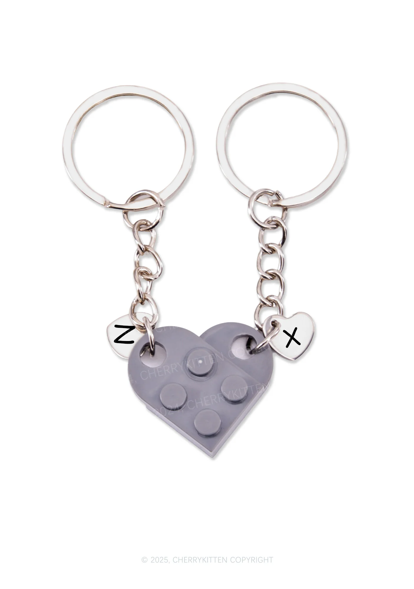 Valentine's Day Custom Love Building Block Y2K Keychain Cherrykitten - Image 8