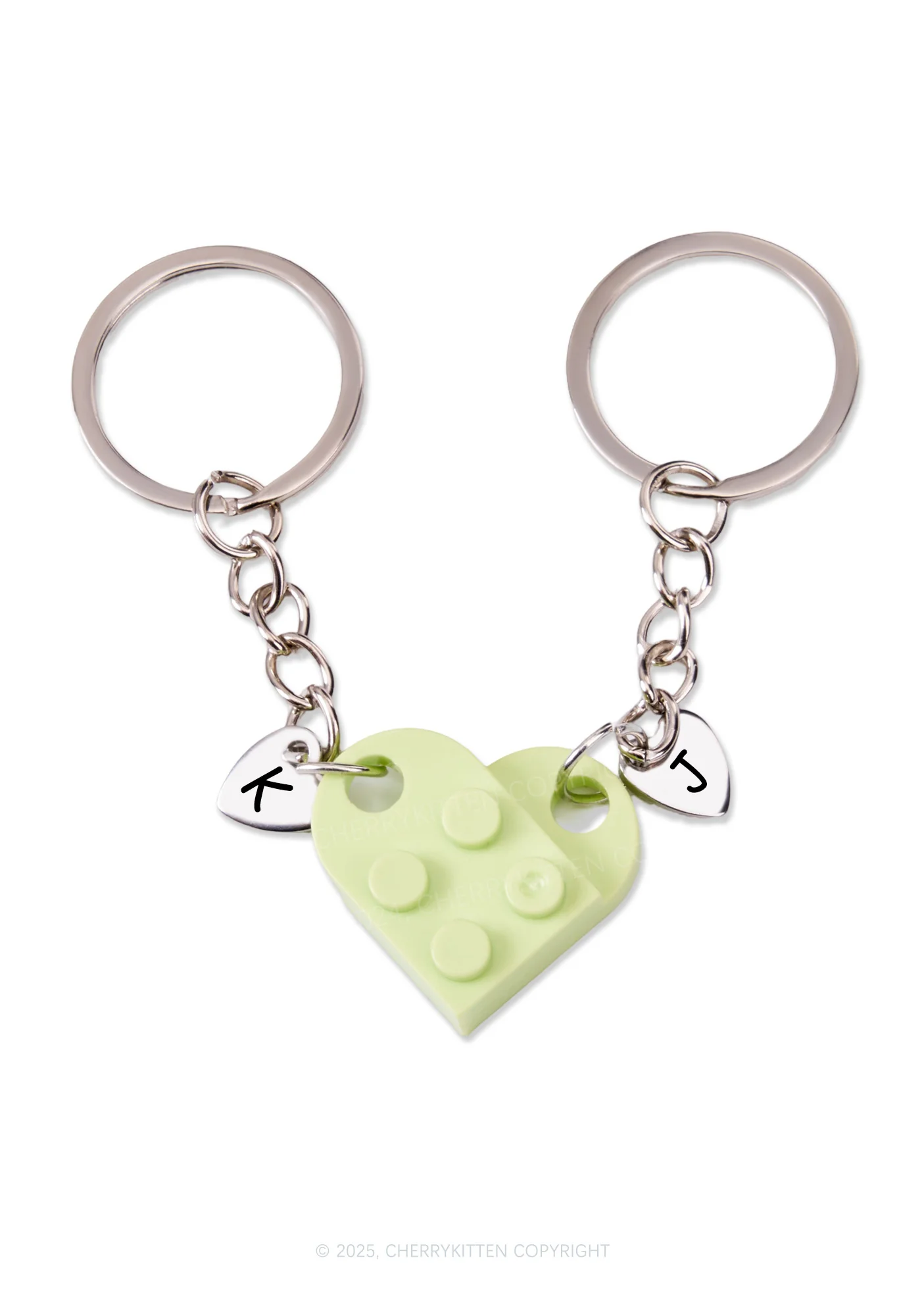 Valentine's Day Custom Love Building Block Y2K Keychain Cherrykitten - Image 9