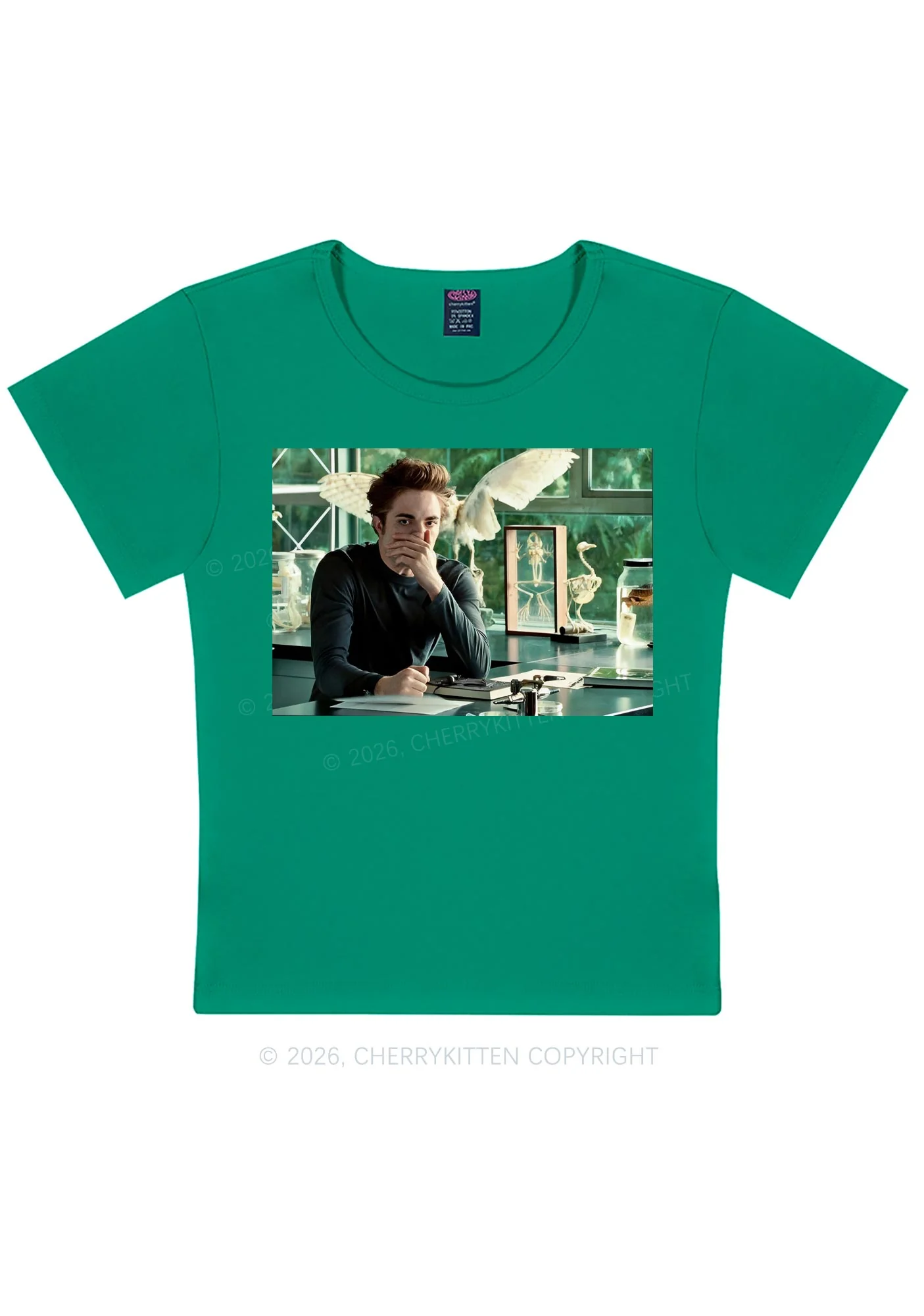 Vampire Boy Y2K Baby Tee Cherrykitten - Image 3