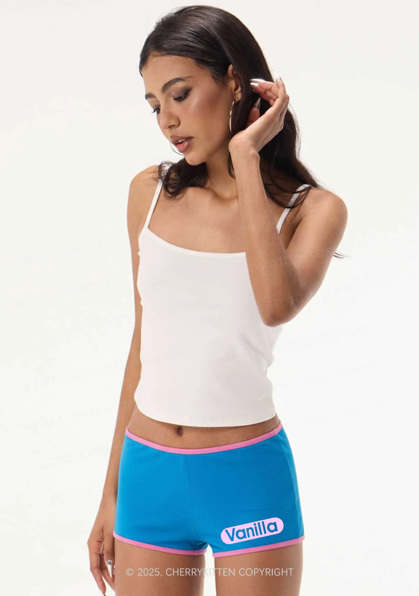 Vanilla Y2K Booty Shorts Cherrykitten - Image 2